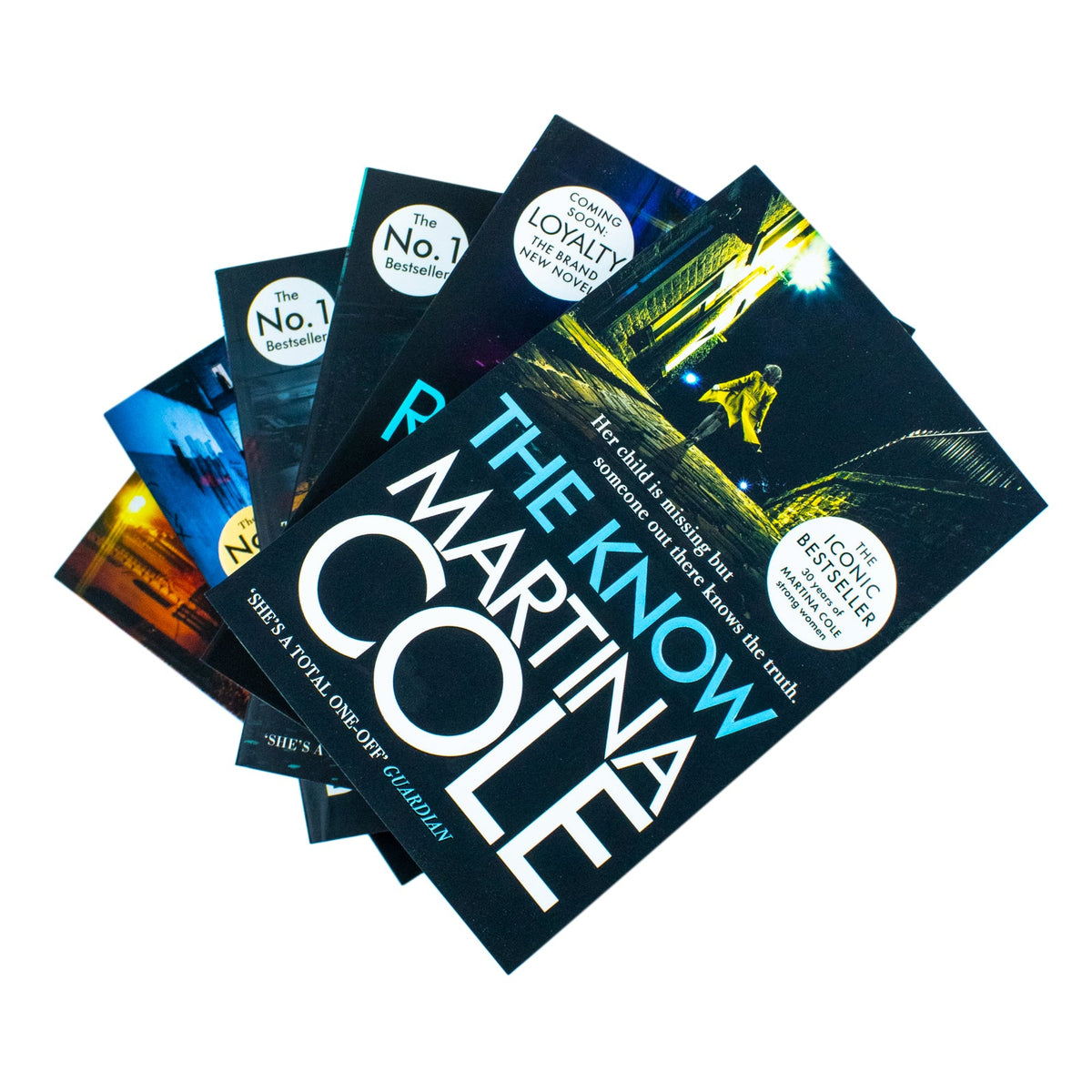 Martina Cole Collection 6 Books Set ( (No Mercy , Guilty, Damaged, Revenge, The know, Get Even)