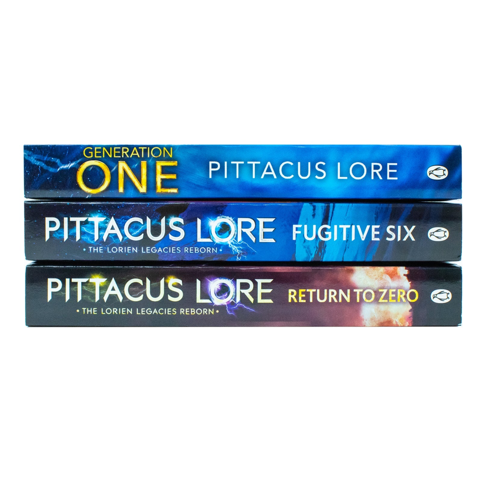 Lorien Legacies Reborn Series 3 Books Collection Set By Pittacus Lore (Fugitive Six, Return to Zero, Generation One)