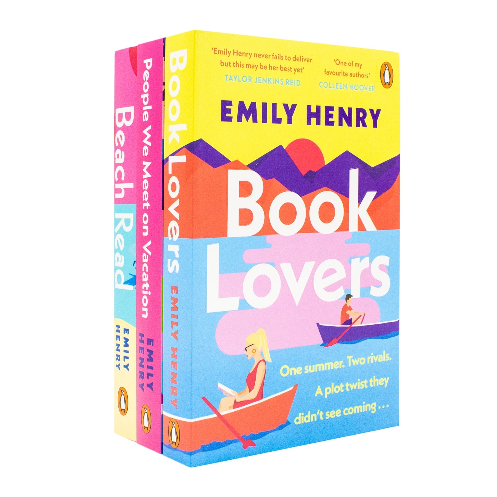 Emily Henry Collection 3 Books Set (Book Lovers, Beach Read, People We Meet on Vacation)