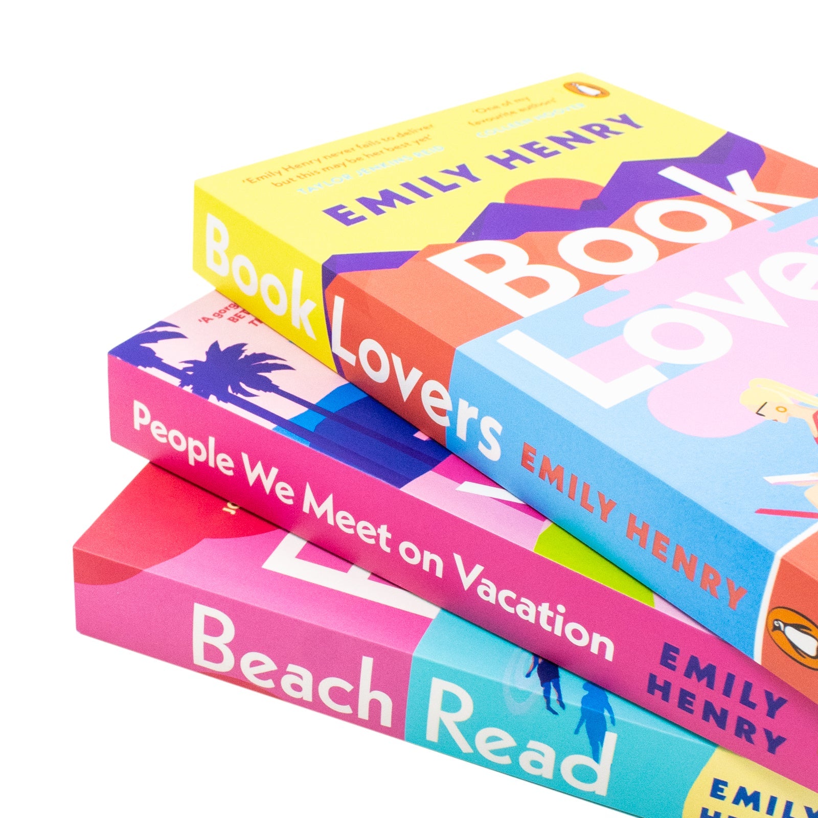 Emily Henry Collection 3 Books Set (Book Lovers, Beach Read, People We Meet on Vacation)