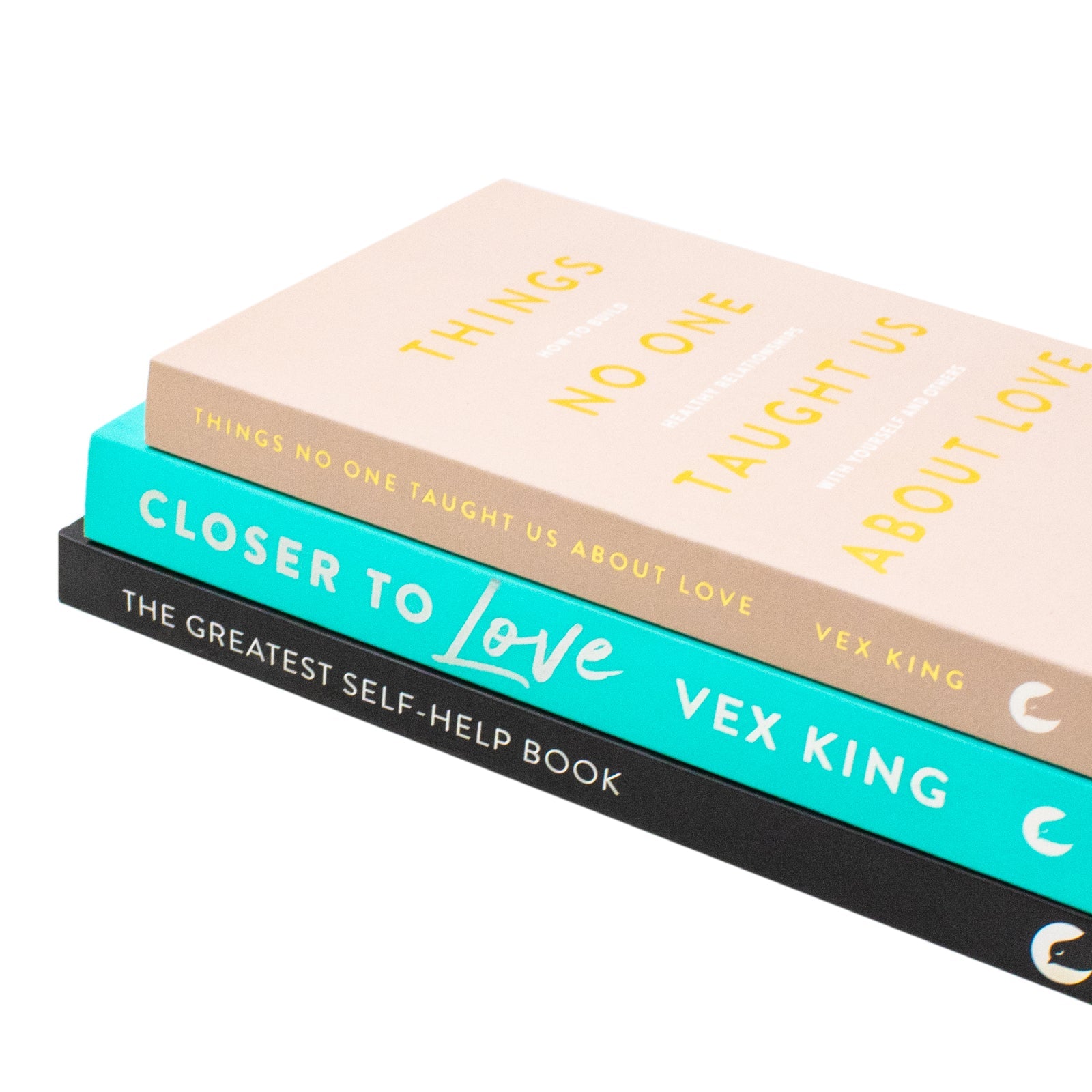 Vex King Collection 3 Books Set (Closer to Love, Things no one Taught us About Love, The Greatest Self Help Book)