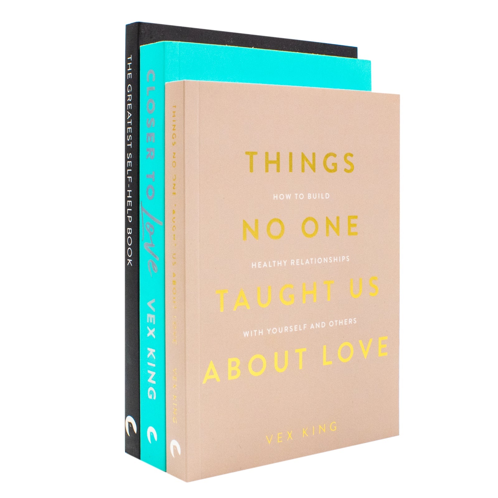 Vex King Collection 3 Books Set (Closer to Love, Things no one Taught us About Love, The Greatest Self Help Book)