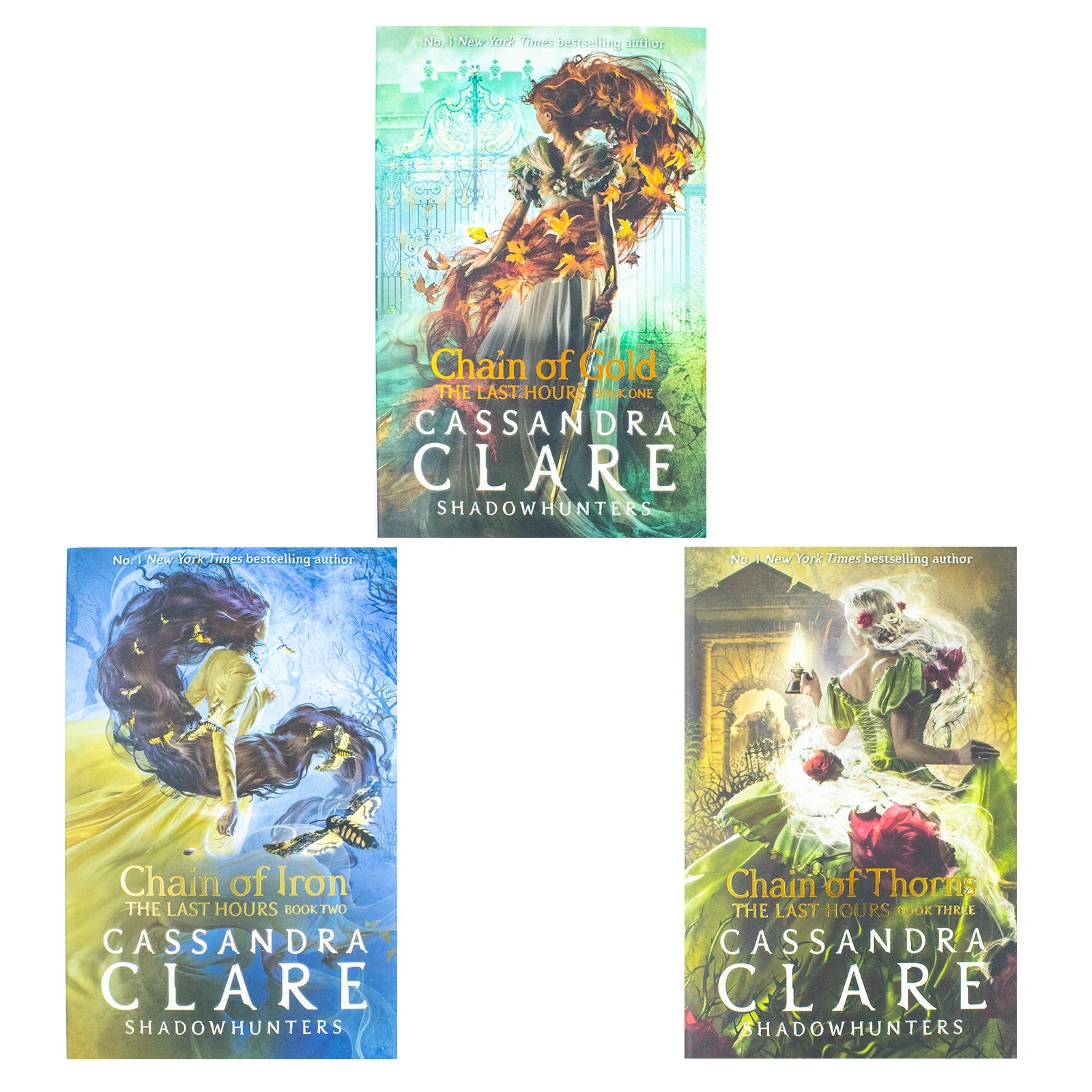 The Last Hours Series 3 Books Collection Set By Cassandra Clare (Chain Of Gold, Chain Of Iron &  Chain Of Thorns)
