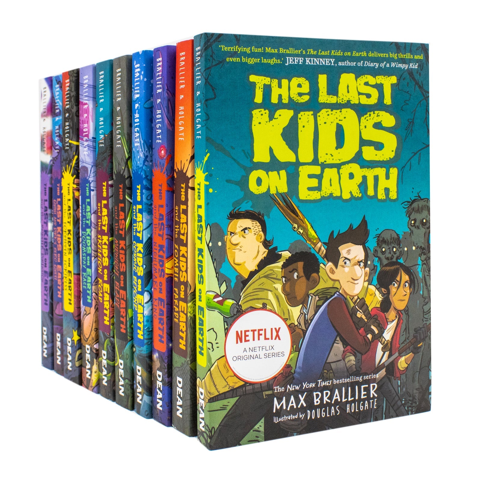 The Last Kids on Earth Series 10 Books Collection Set By Max Brallier (Last Kids On Earth, Zombie Parade, Nightmare King, Cosmic Beyond, Midnight Blade, Skeleton Road & More)