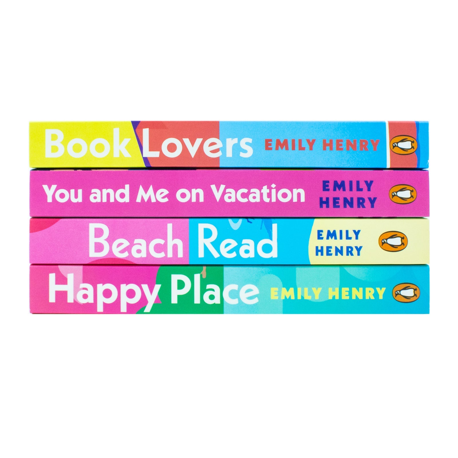 Emily Henry Collection 4 Books Set (Happy Place, Book Lovers, Beach Read, You and Me on Vacation)