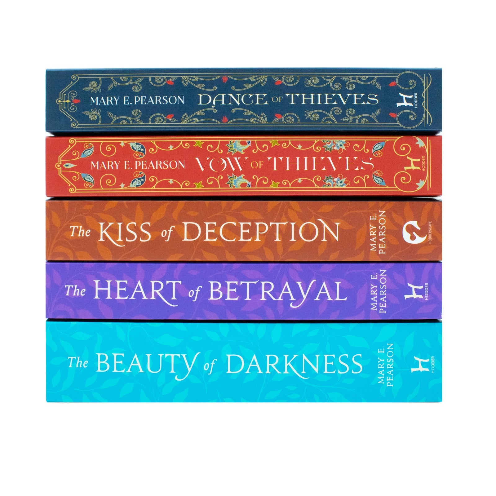 Mary E. Pearson Collection 5 Books Set (Dance of Thieves, Vow of Thieves, The Kiss of Deception, The Heart of Betrayal, The Beauty of Darkness)