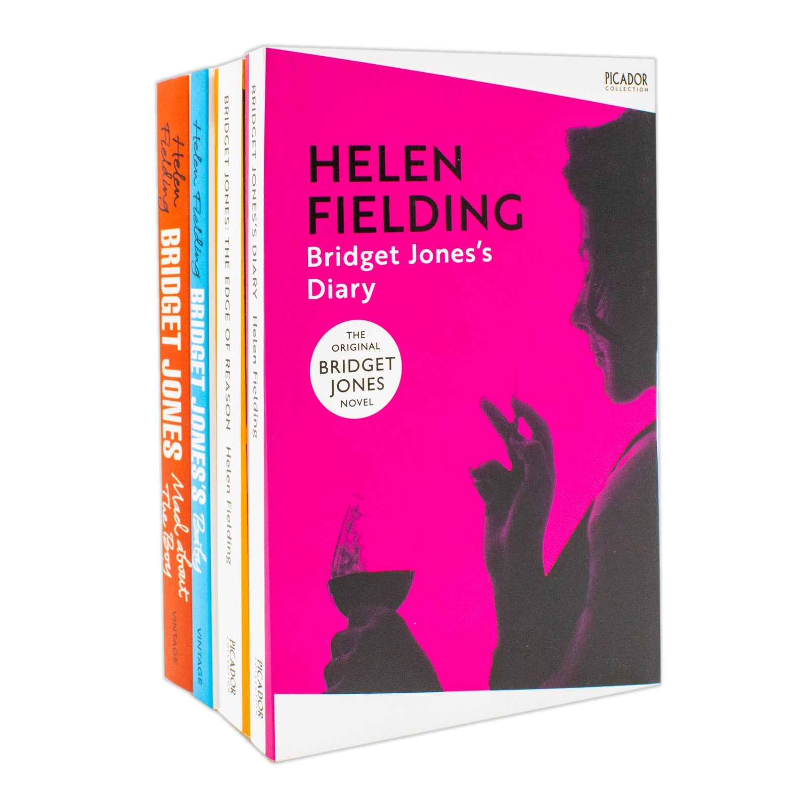 Bridget Jones Series By Helen Fielding Complete 4 Books Collection Set (Bridget Jones's Diary, The Edge of Reason, Mad About the Boy and Bridget Jones's Baby)