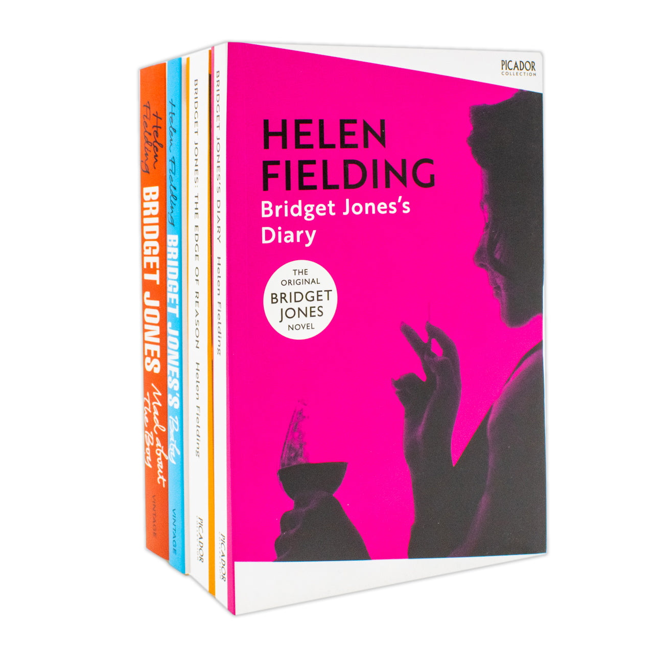 Bridget Jones Series By Helen Fielding Complete 4 Books Collection Set (Bridget Jones's Diary, The Edge of Reason, Mad About the Boy and Bridget Jones's Baby)