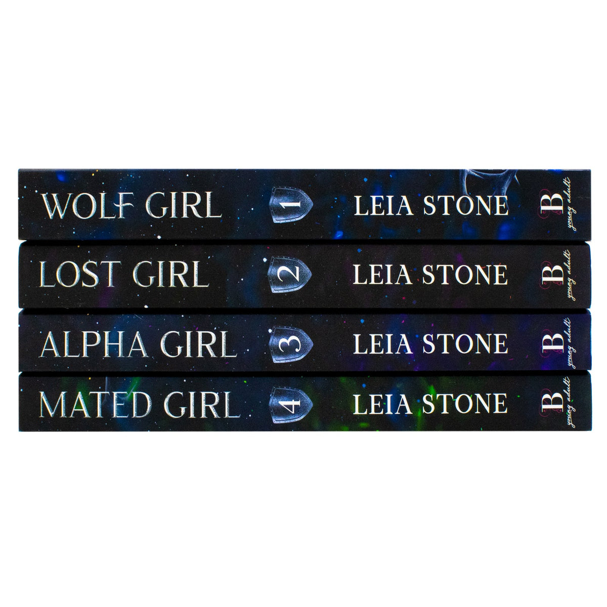 Wolf Girl Series 4 Books Collection Set By Leia Stone (Wolf Girl, Lost Girl, Alpha Girl and Mated Girl)