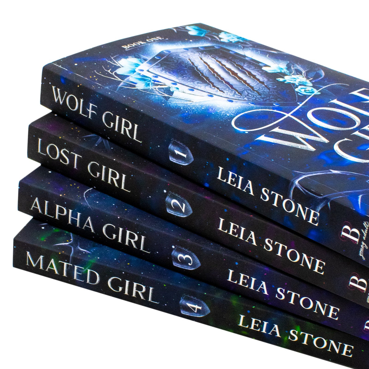 Wolf Girl Series 4 Books Collection Set By Leia Stone (Wolf Girl, Lost Girl, Alpha Girl and Mated Girl)