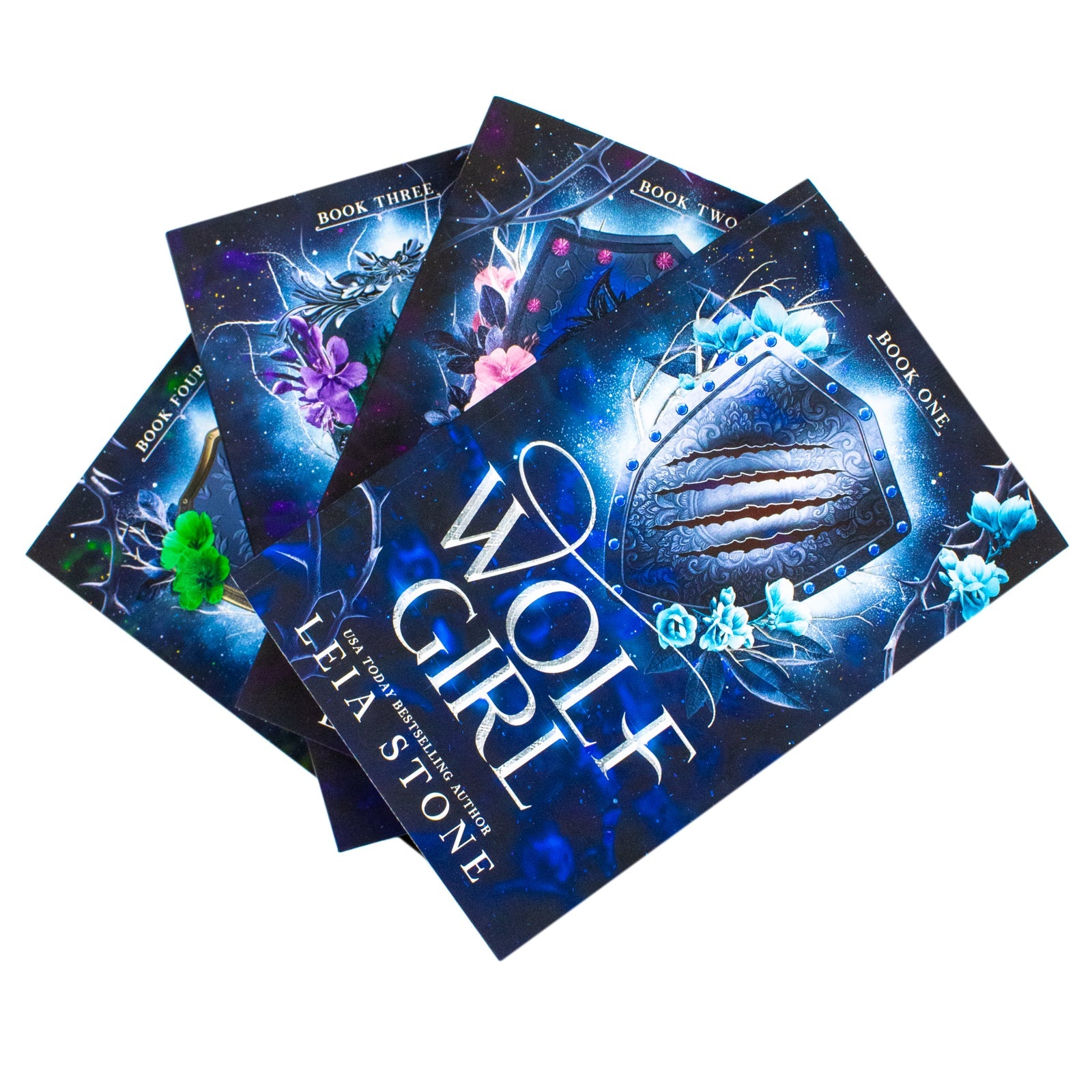 Wolf Girl Series 4 Books Collection Set By Leia Stone (Wolf Girl, Lost Girl, Alpha Girl and Mated Girl)