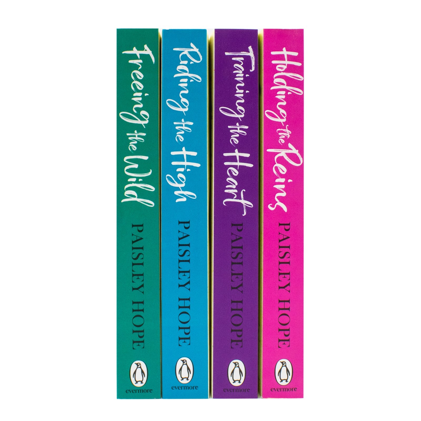 Silver Pines Ranch Series 1-4 Books Collection Set By Paisley Hope | Paperback (Holding the Reins, Training the Heart, Riding the High and Freeing the Wild)