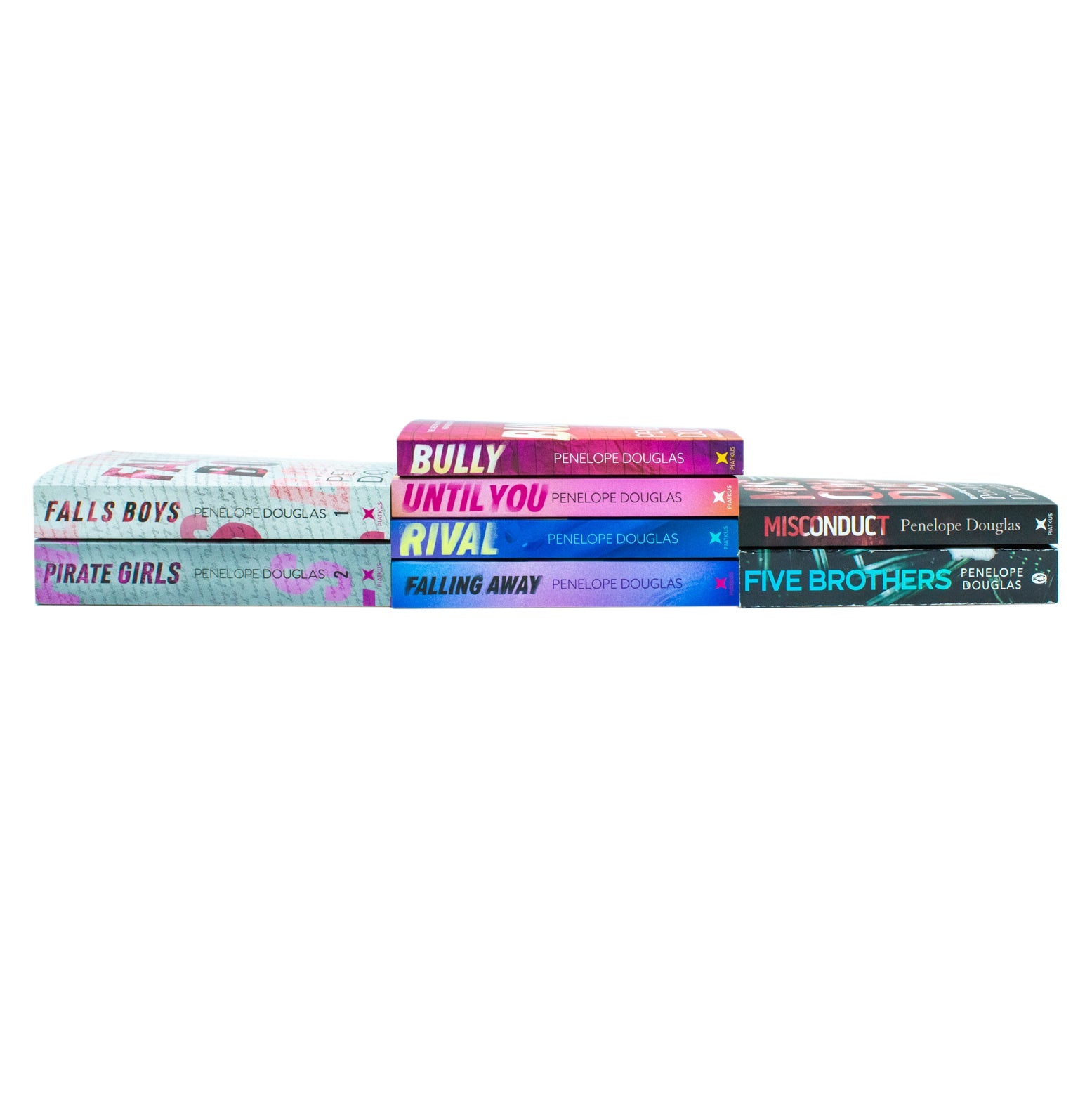 Penelope Douglas Collection 8 Books Set (Until You, Falling Away, Rival, Bully, Five Brothers, Misconduct, Pirate Girls and Falls Boys)