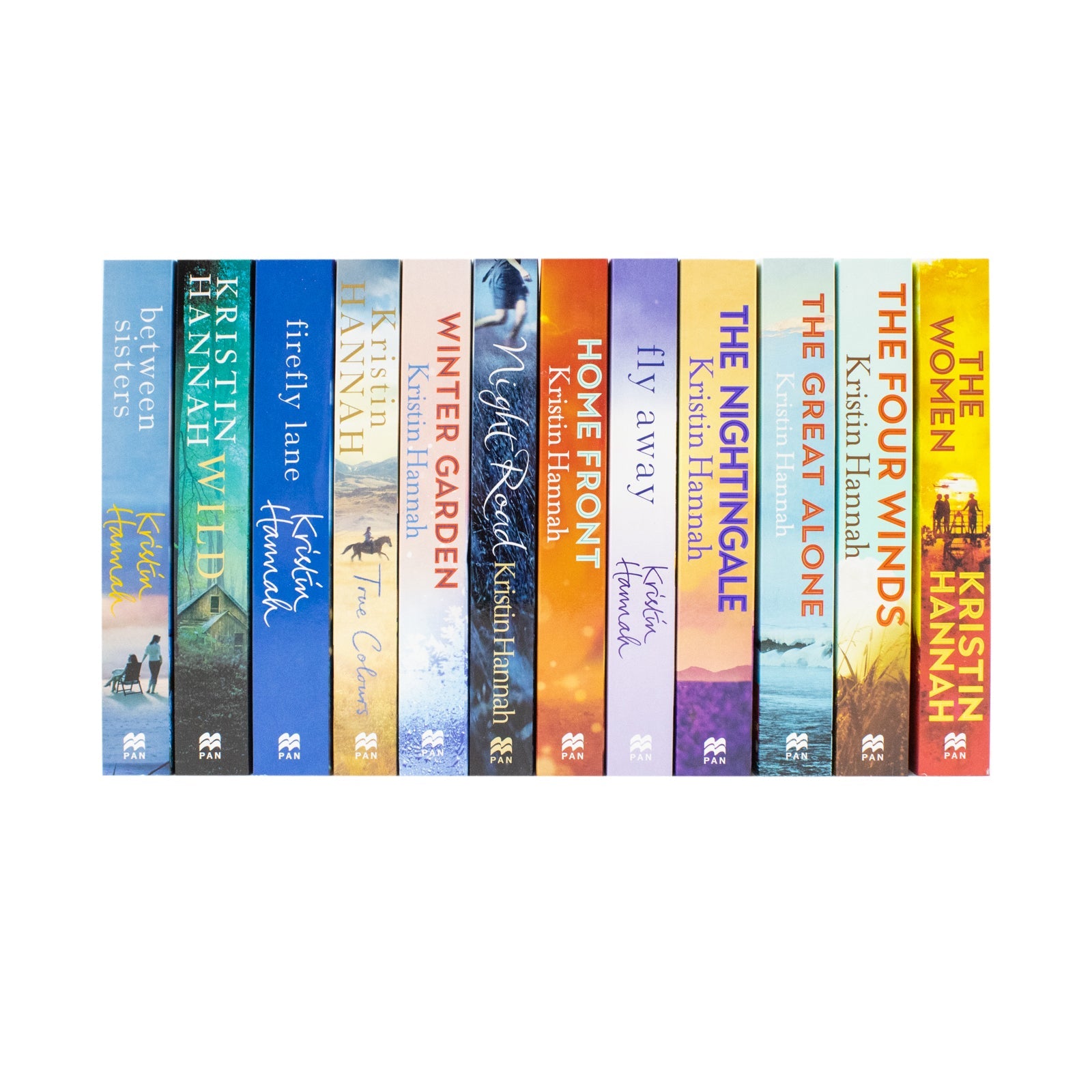 Kristin Hannah Collection 12 Books Set (Home Front, The Great Alone, The Four Winds, Wild, Firefly Lane, Fly Away, Nightingale, True Colours, Between Sisters, Night Road, Winter Garden and The Women) | Paperback