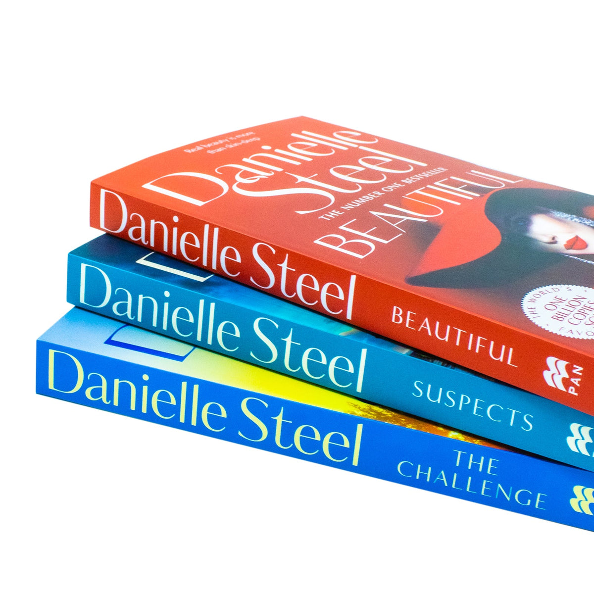 Danielle Steel Collection 3 Books Set - Beautiful, Suspects and The Challenge | Paperback