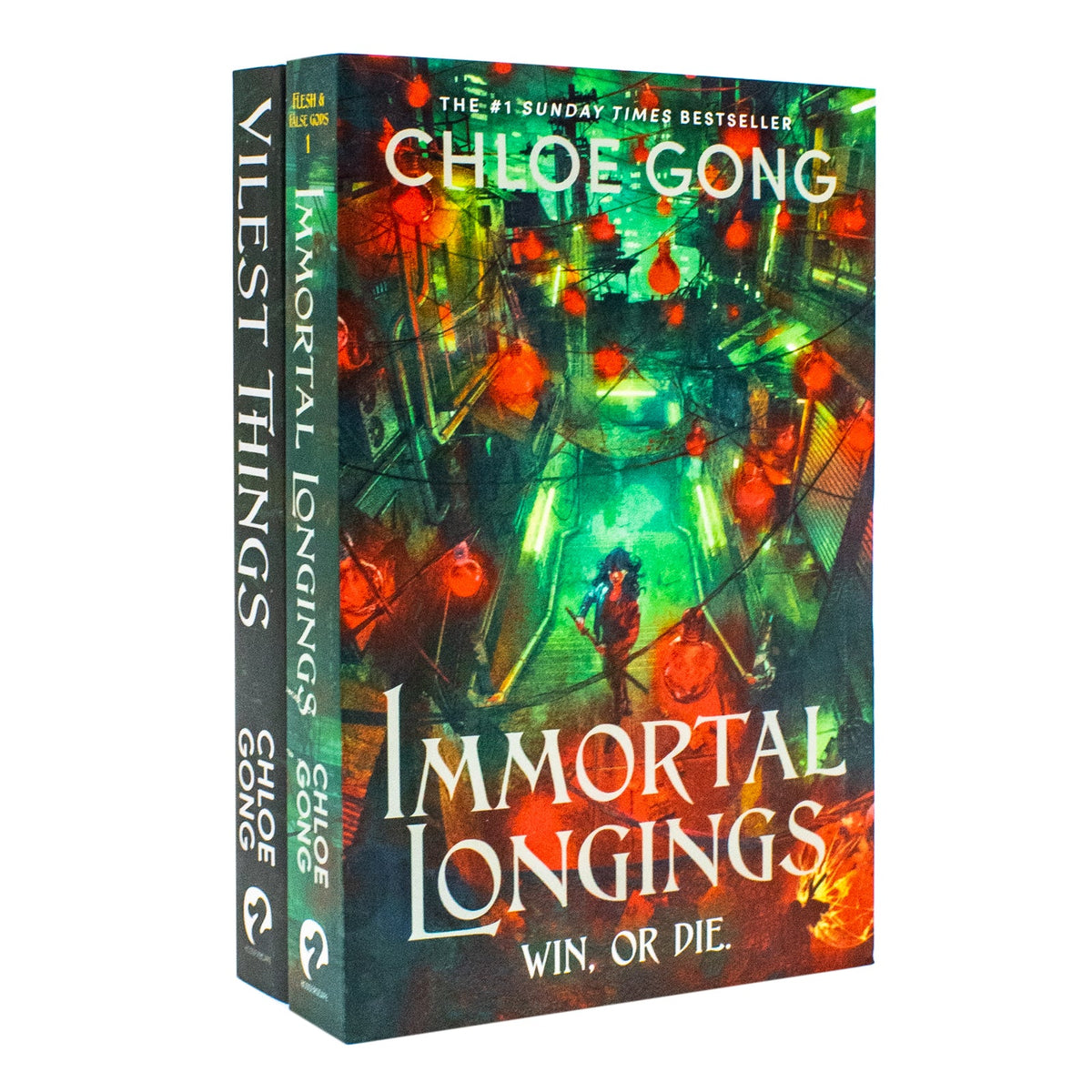 Flesh and False Gods Series 2 Books Collection Set By Chloe Gong (Vilest Things and Immortal Longings) | Paperback