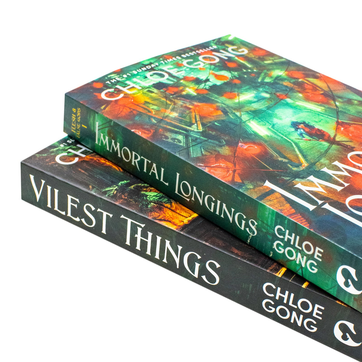 Flesh and False Gods Series 2 Books Collection Set By Chloe Gong (Vilest Things and Immortal Longings) | Paperback