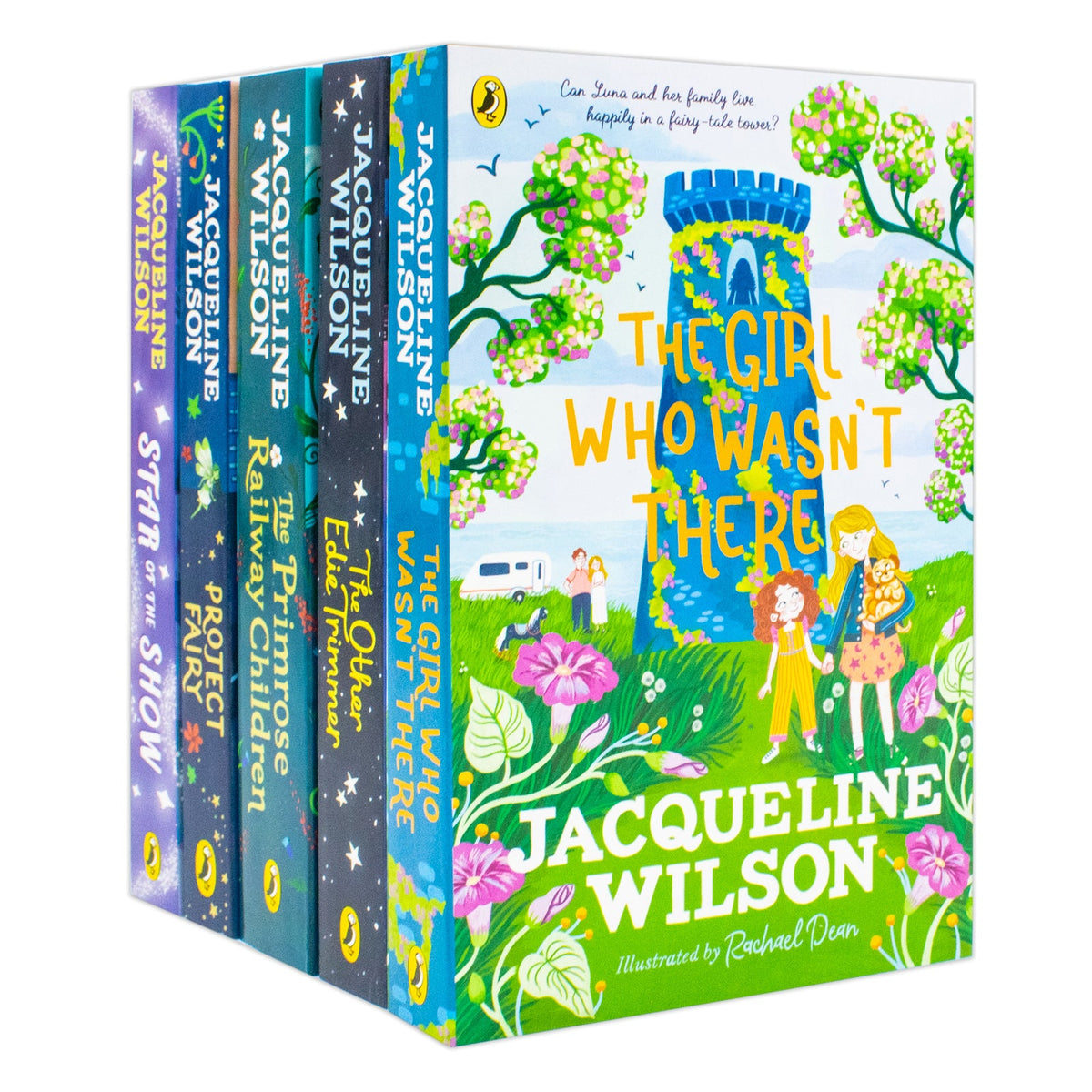 Jacqueline Wilson Collection 5 Books Set (The Primrose Railway Children, Project Fairy, The Other Edie Trimmer, The Girl Who Wasn't There & Star of the Show) | Paperback