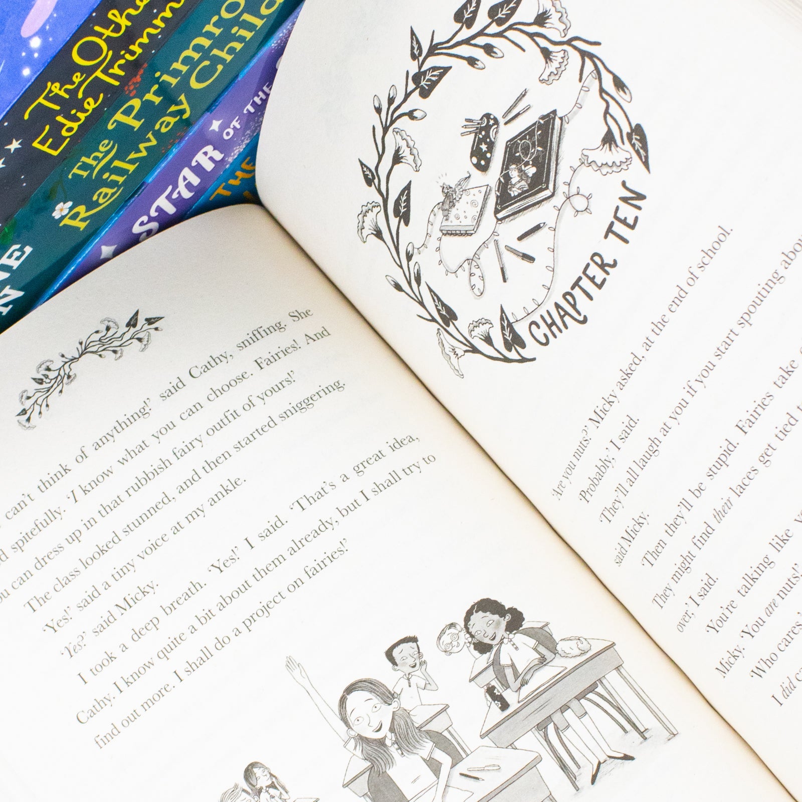 Jacqueline Wilson Collection 5 Books Set (The Primrose Railway Children, Project Fairy, The Other Edie Trimmer, The Girl Who Wasn't There & Star of the Show) | Paperback