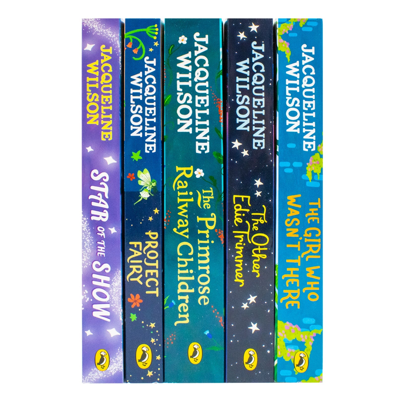 Jacqueline Wilson Collection 5 Books Set (The Primrose Railway Children, Project Fairy, The Other Edie Trimmer, The Girl Who Wasn't There & Star of the Show) | Paperback