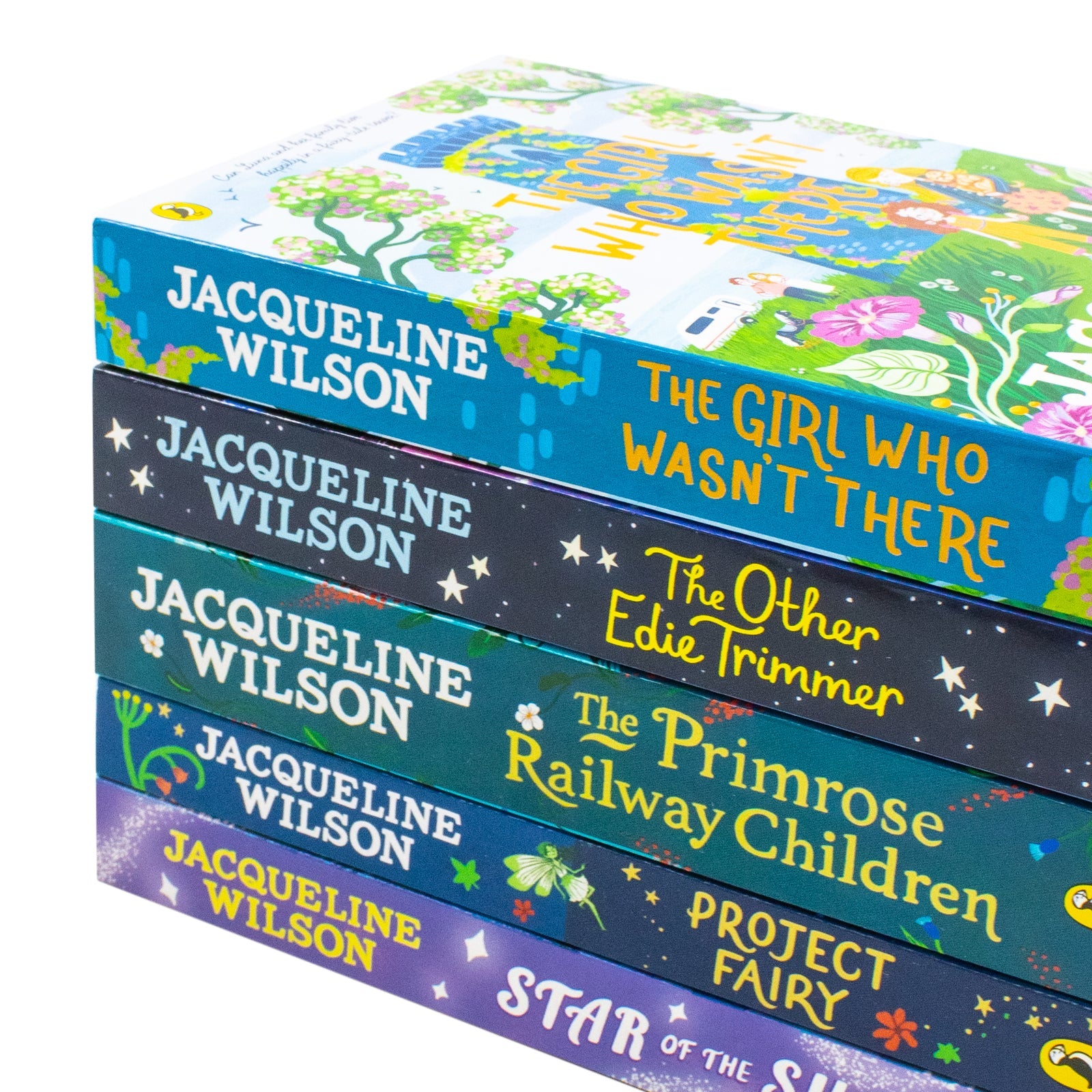 Jacqueline Wilson Collection 5 Books Set (The Primrose Railway Children, Project Fairy, The Other Edie Trimmer, The Girl Who Wasn't There & Star of the Show) | Paperback