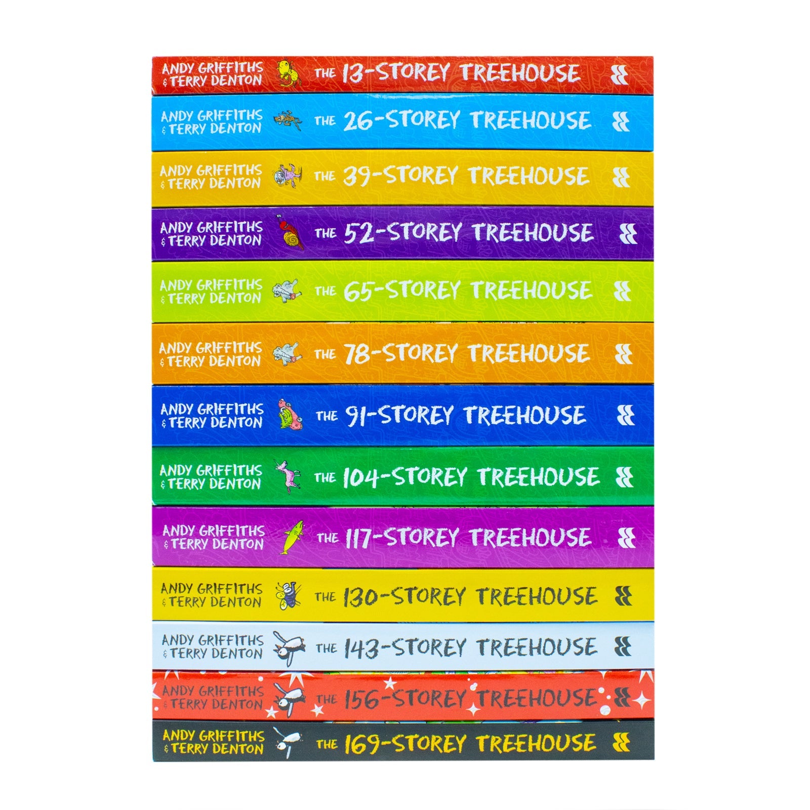 The Treehouse Series 1-13 Books Box set Collection by Andy Griffiths & Terry Denton|Fun & Hilarious Children's Adventure| Illustrated Stories for 8+ years