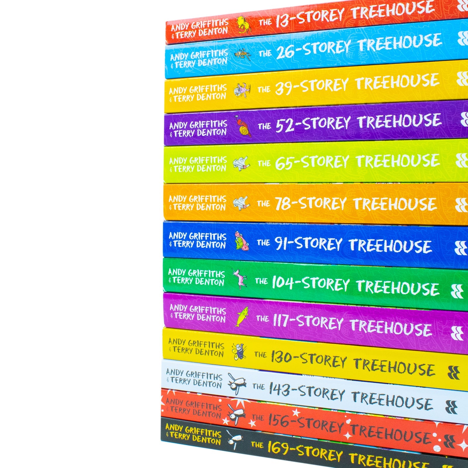 The Treehouse Series 1-13 Books Box set Collection by Andy Griffiths & Terry Denton|Fun & Hilarious Children's Adventure| Illustrated Stories for 8+ years