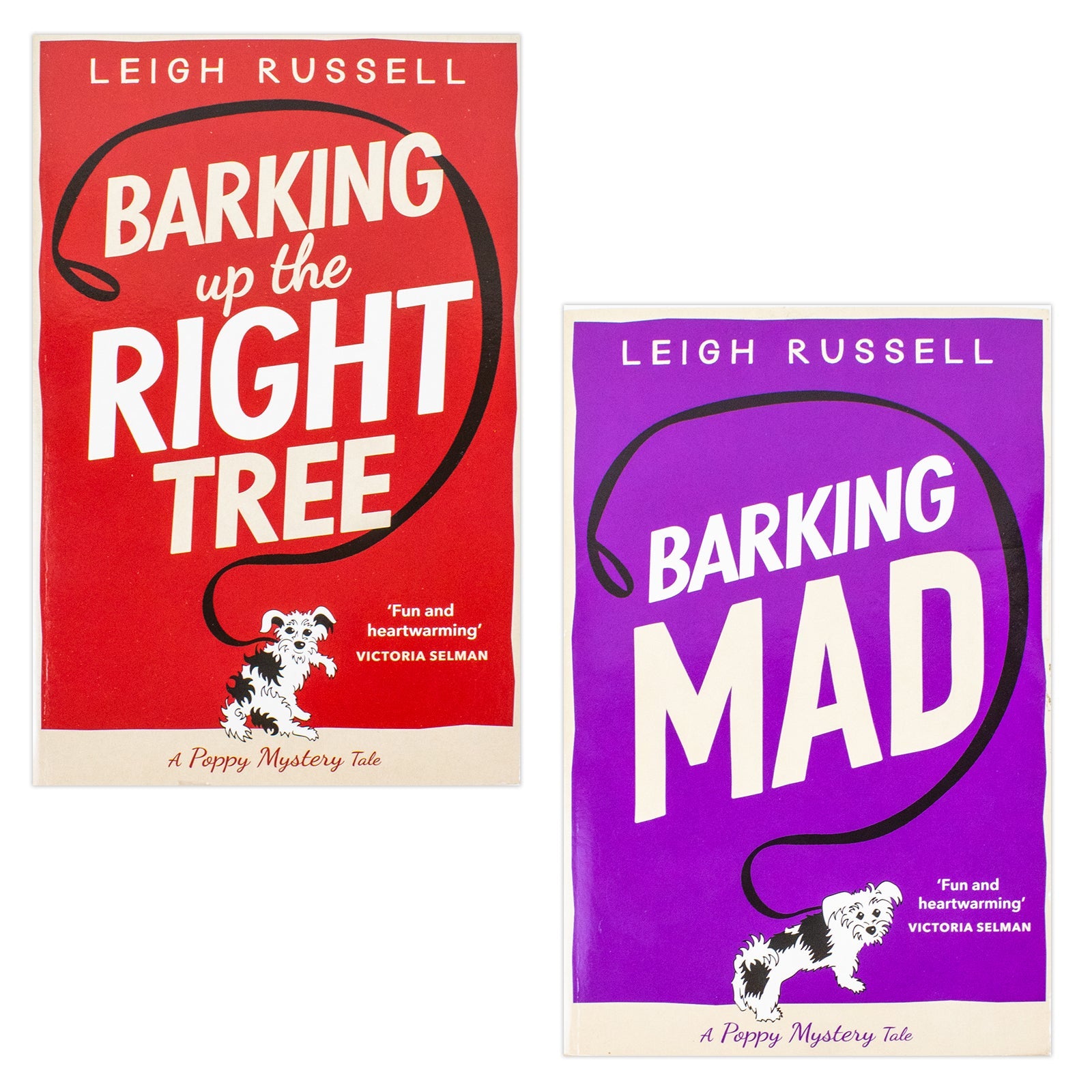 A Poppy Mystery Tale Collection 2 Books Set By Leigh Russell (Barking Up the Right Tree, Barking Mad)