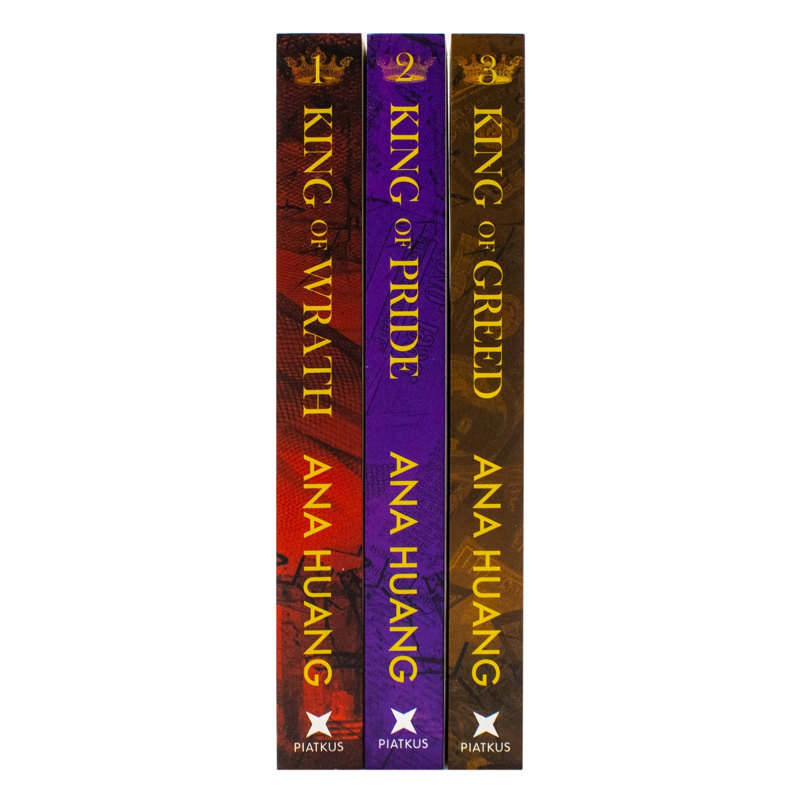 Ana Huang King of Sin Series 3 Books Collection Set – Steamy Romance Book Series (King of Wrath, King of Pride, King of Greed) | Bestselling Fiction