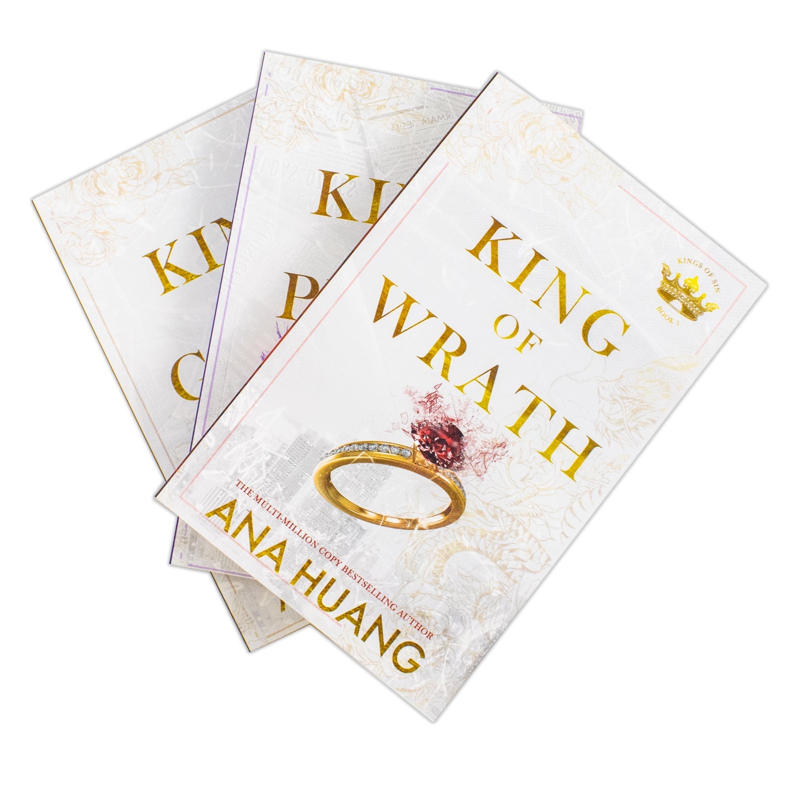 Ana Huang King of Sin Series 3 Books Collection Set – Steamy Romance Book Series (King of Wrath, King of Pride, King of Greed) | Bestselling Fiction
