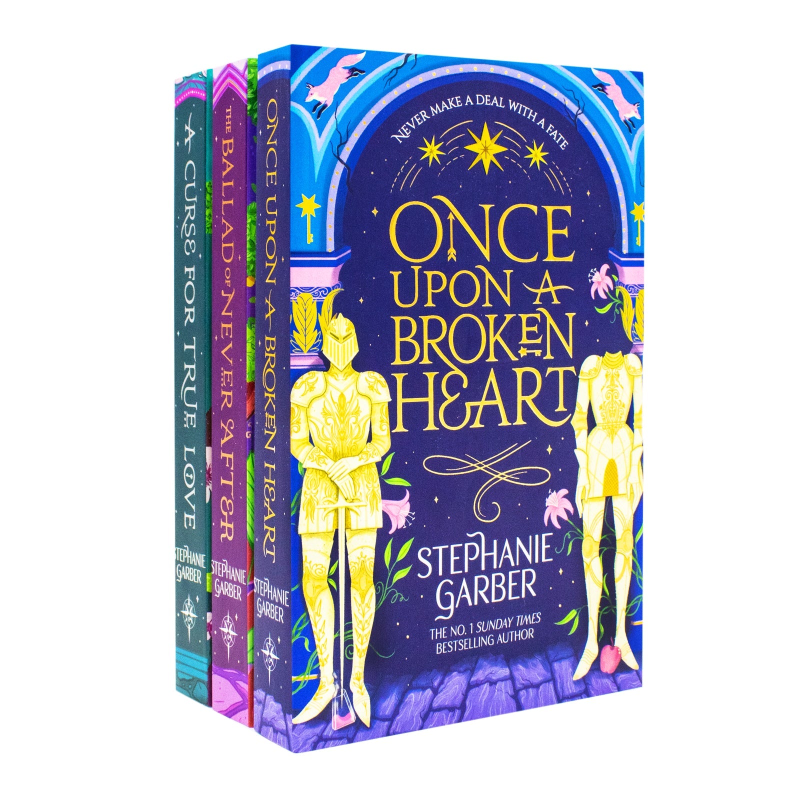 Once Upon a Broken Heart Series 3 Book Collection Set by Stephanie Garber – YA Fantasy Romance, Magic, Curses, Love Stories, Enchanted Adventure