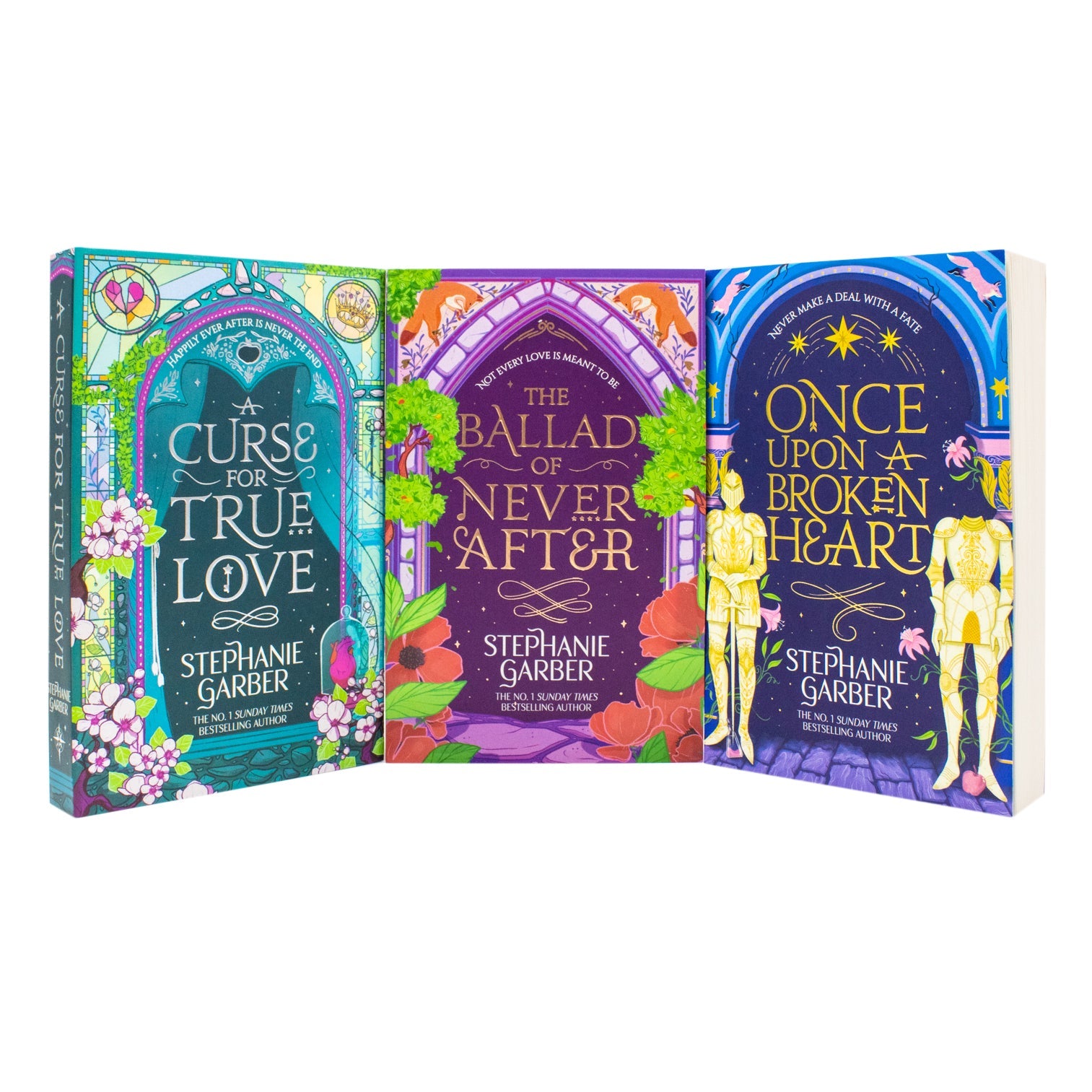 Once Upon a Broken Heart Series 3 Book Collection Set by Stephanie Garber – YA Fantasy Romance, Magic, Curses, Love Stories, Enchanted Adventure
