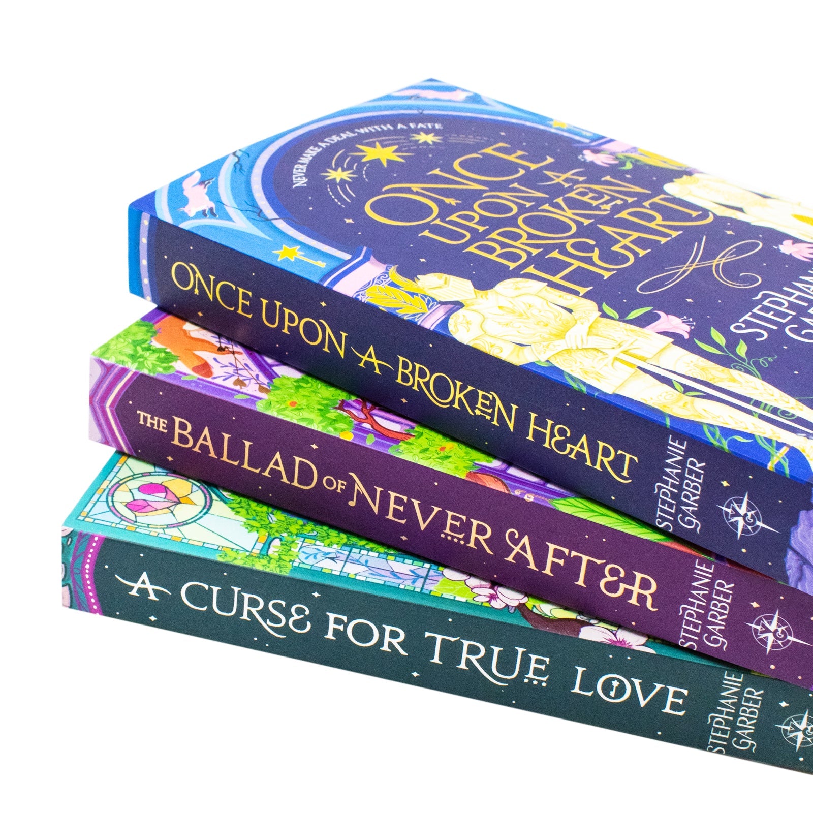 Once Upon a Broken Heart Series 3 Book Collection Set by Stephanie Garber – YA Fantasy Romance, Magic, Curses, Love Stories, Enchanted Adventure