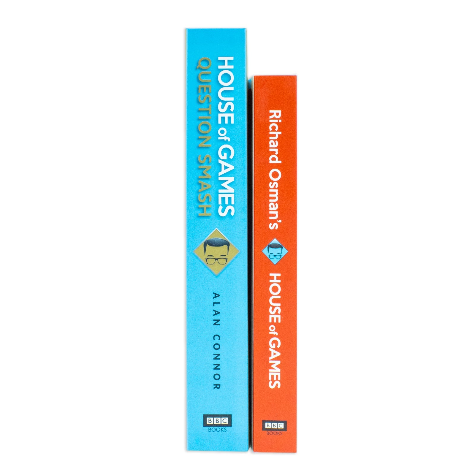 Richard Osman's House of Games & Question Smash by Richard Osman, Alan Connor – 2 Book Collection Set | Fun Trivia, Puzzle, BBC Books