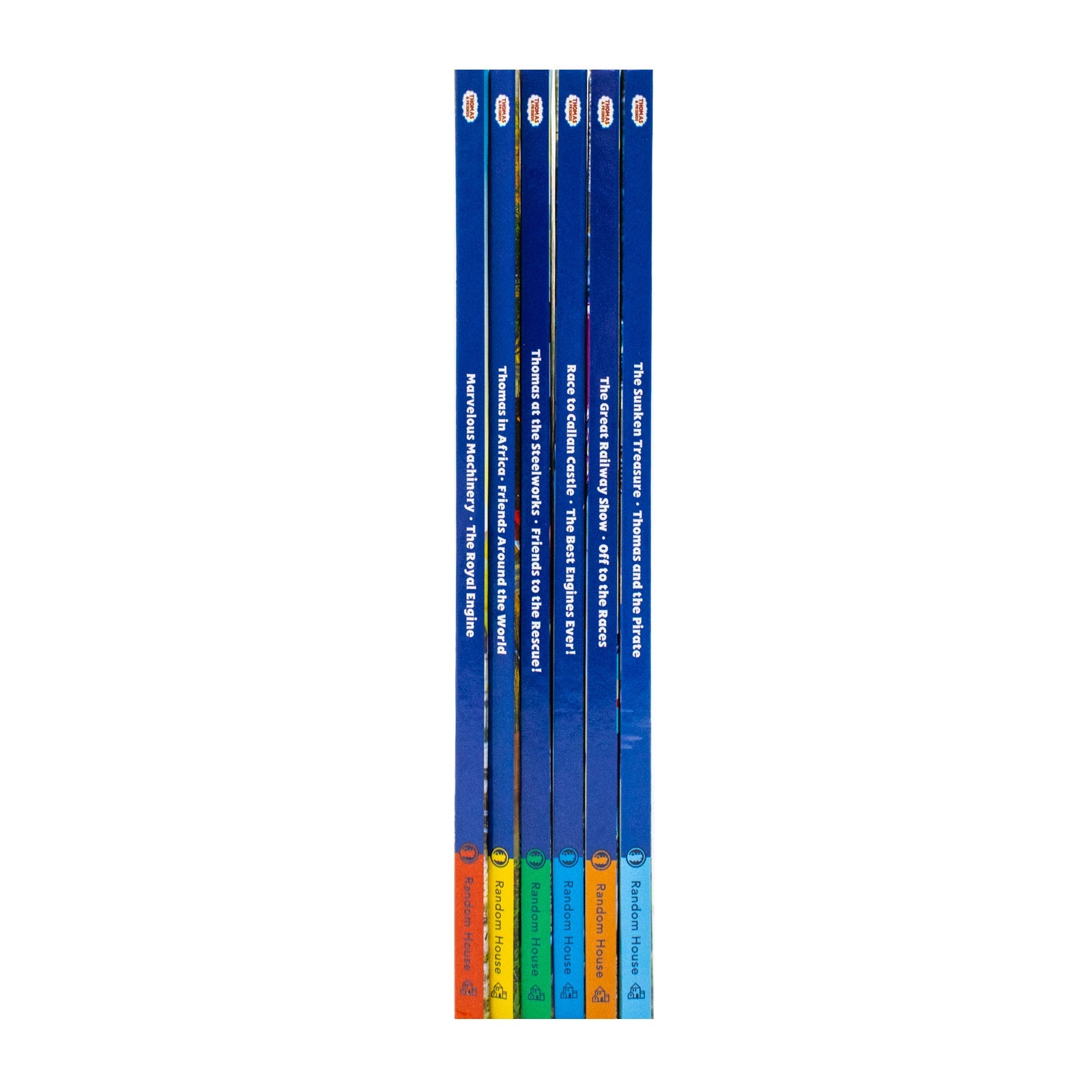 Thomas and Friends Friendship Collection 12 Stories in 6 Books Set and Poster Inside (Marvelous Machinery, The Royal Engine, The Great Railway Show, Off to the Races, Thomas at the Steelworks and More)