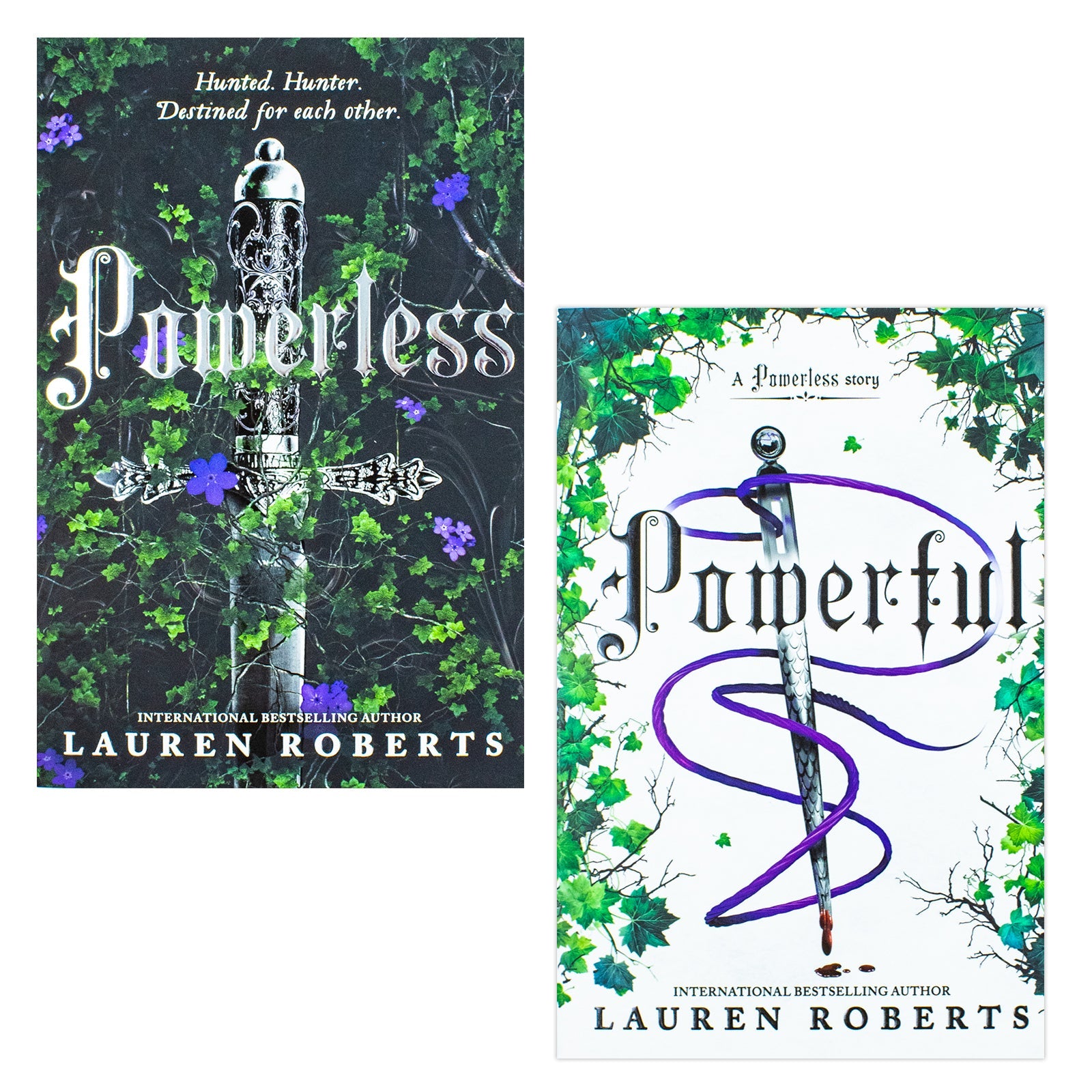 Lauren Roberts Powerless Trilogy Collection– 2 Book Set (Powerless & Powerful)|Thrilling Young Adult Fantasy Adventure,Romance & Action-Packed Fiction