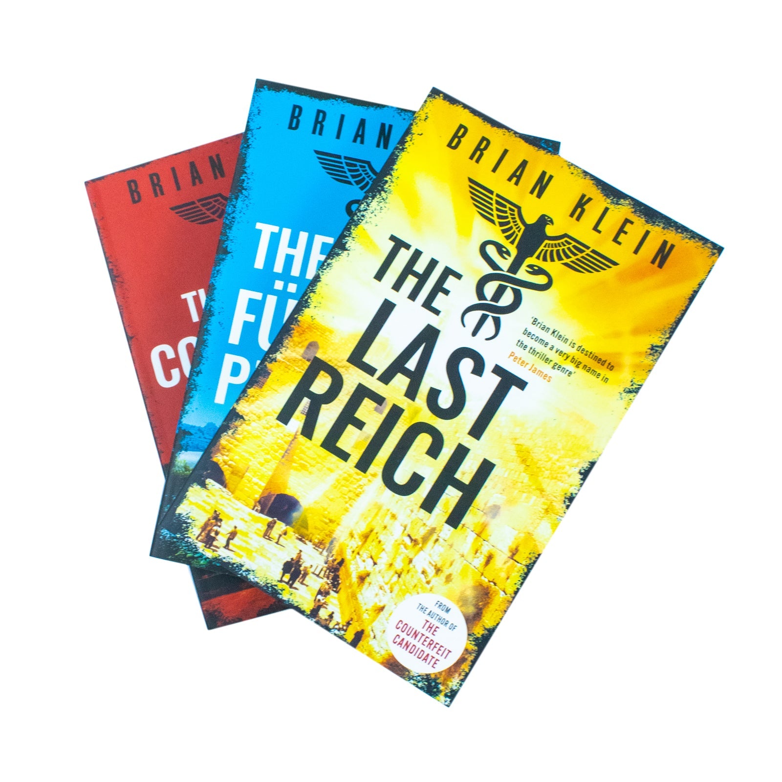 The Reich Trilogy 3 Books Collection Set By Brian Klein (The Counterfeit Candidate, The Führer's Prophecy and The Last Reich)