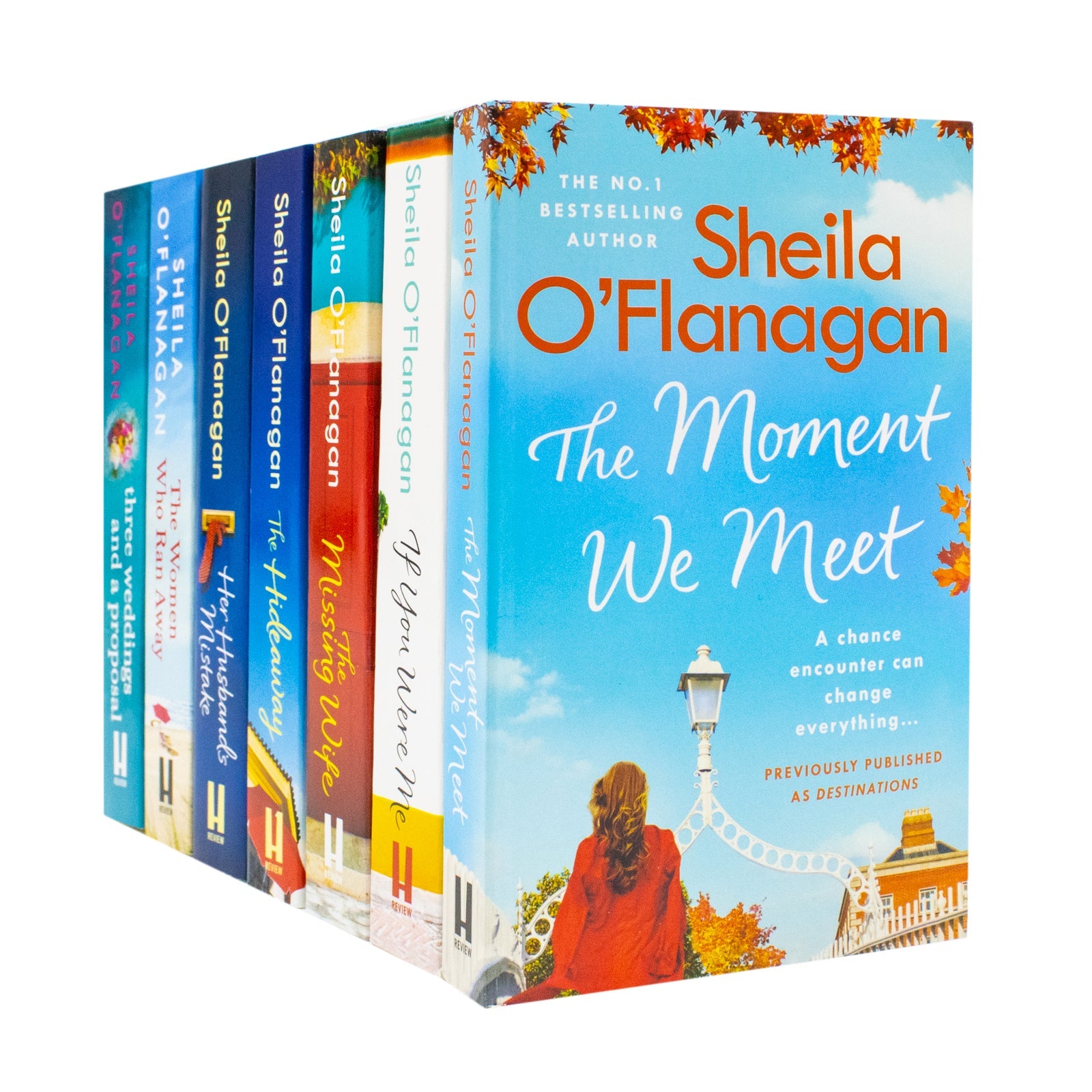 Sheila O'Flanagan Collection 7 Books Set (The Moment We Meet, The Missing Wife, Her Husband's Mistake, The Hideaway, The Women Who Ran Away, If You Were Me and Three Weddings and a Proposal)