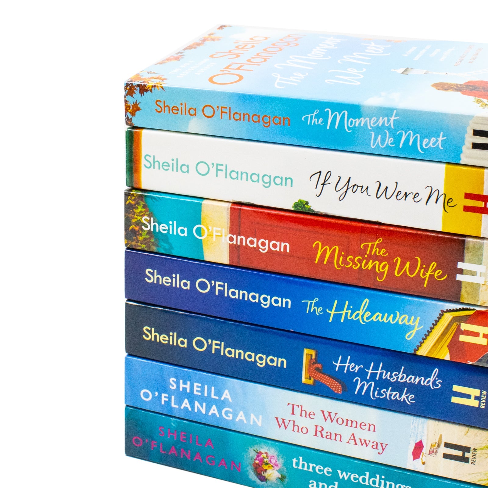 Sheila O'Flanagan Collection 7 Books Set (The Moment We Meet, The Missing Wife, Her Husband's Mistake, The Hideaway, The Women Who Ran Away, If You Were Me and Three Weddings and a Proposal)