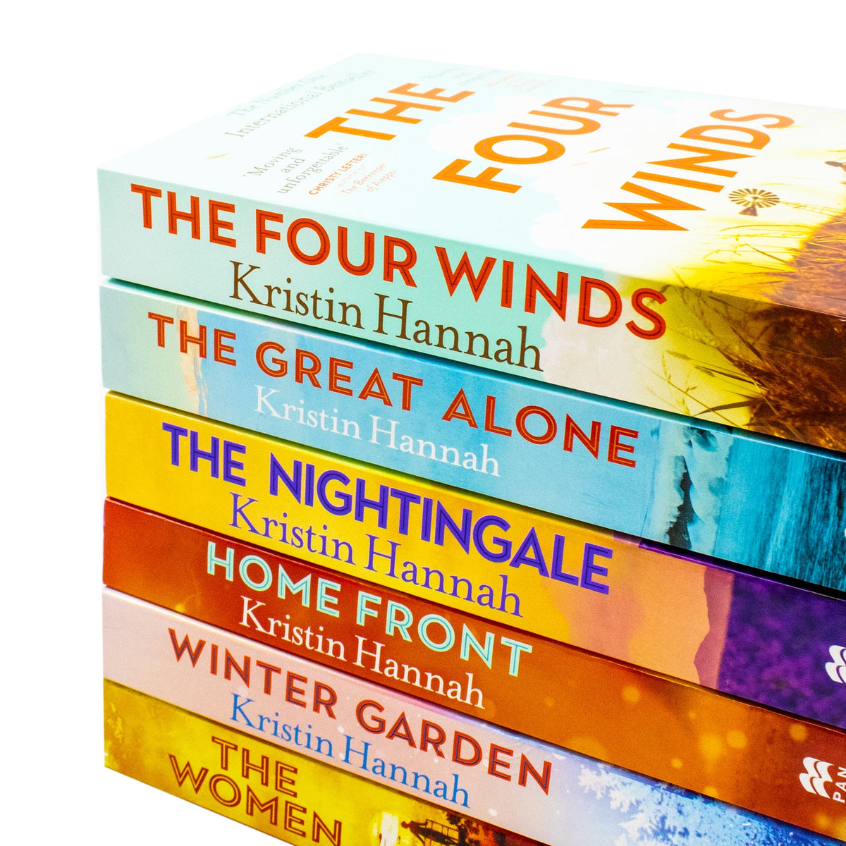 Kristin Hannah Collection 6 Books Set (The Nightingale, The Four Winds, The Great Alone, Winter Garden, Home Front and The Women)