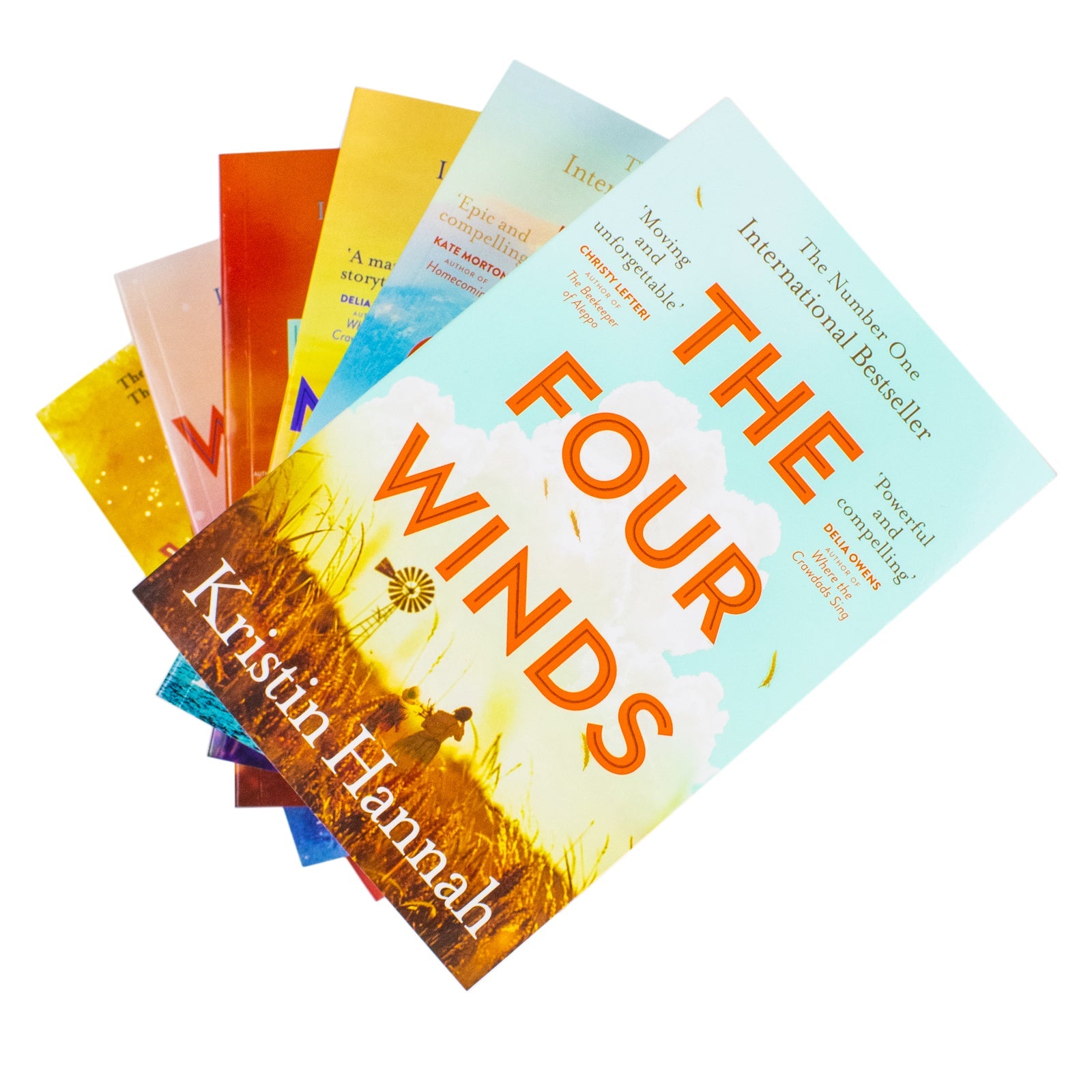 Kristin Hannah Collection 6 Books Set (The Nightingale, The Four Winds, The Great Alone, Winter Garden, Home Front and The Women)