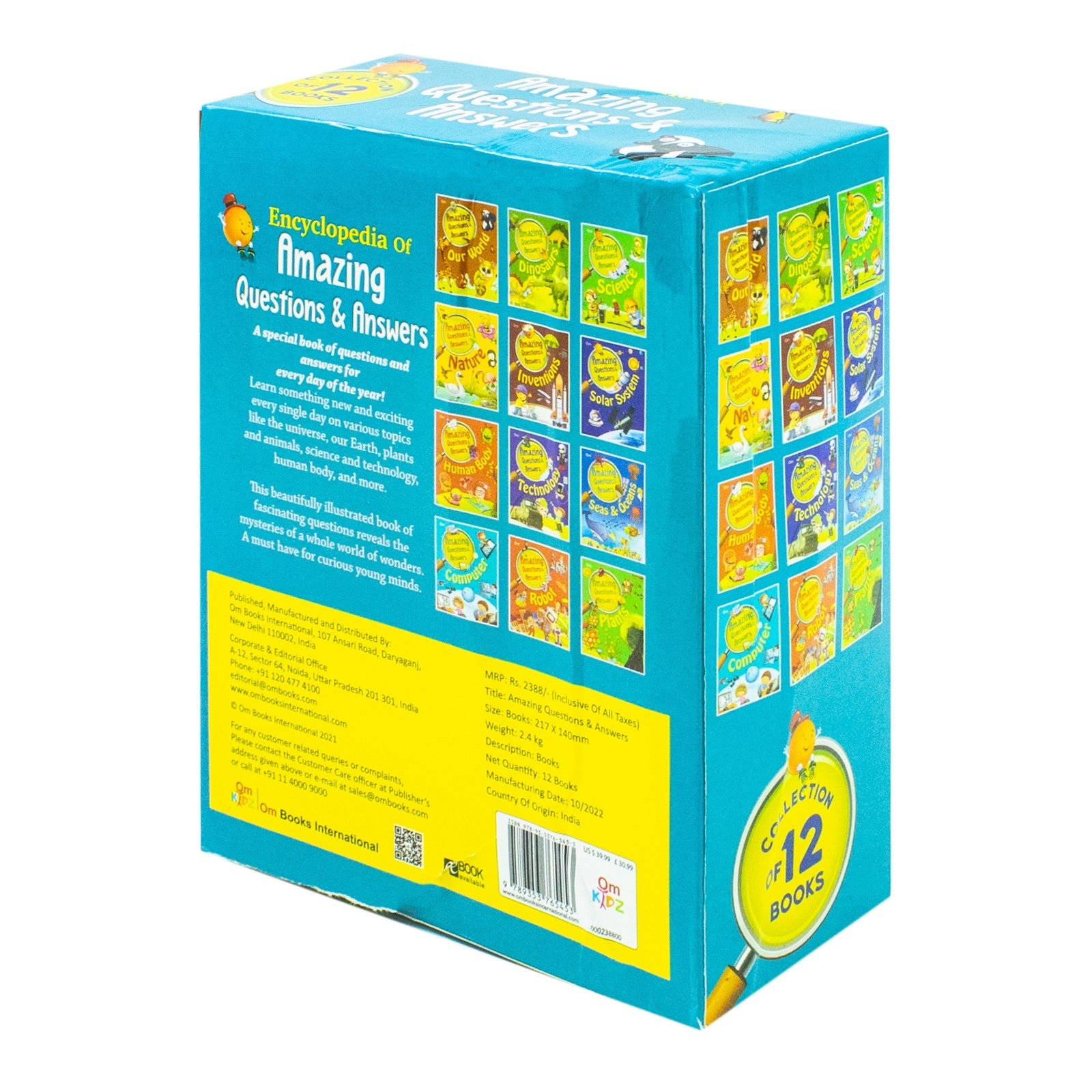 Encyclopedia of Amazing Questions & Answers 12 Books Collection Box Set (Science, Solar System, Human Body, Our World & More!)