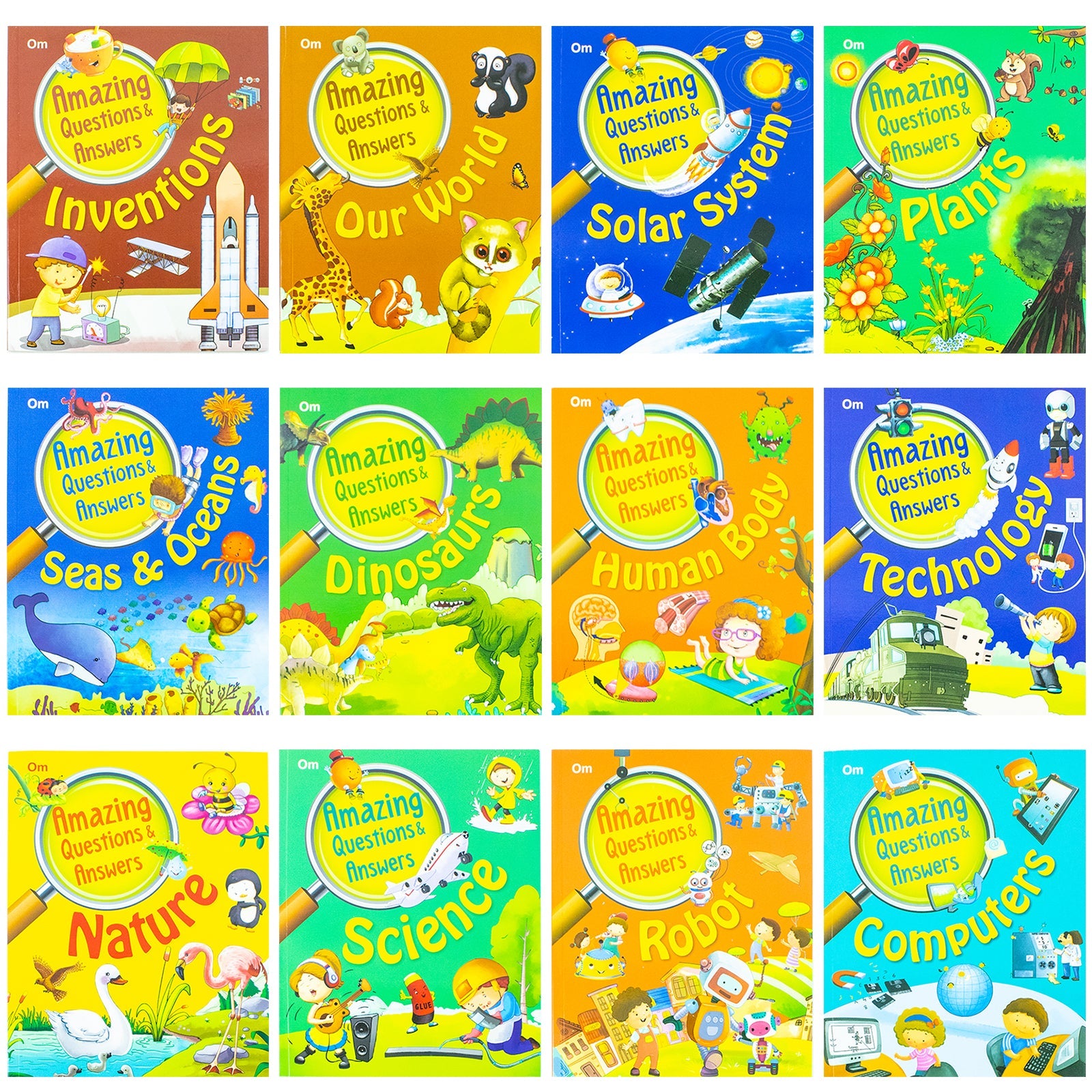 Encyclopedia of Amazing Questions & Answers 12 Books Collection Box Set (Science, Solar System, Human Body, Our World & More!)