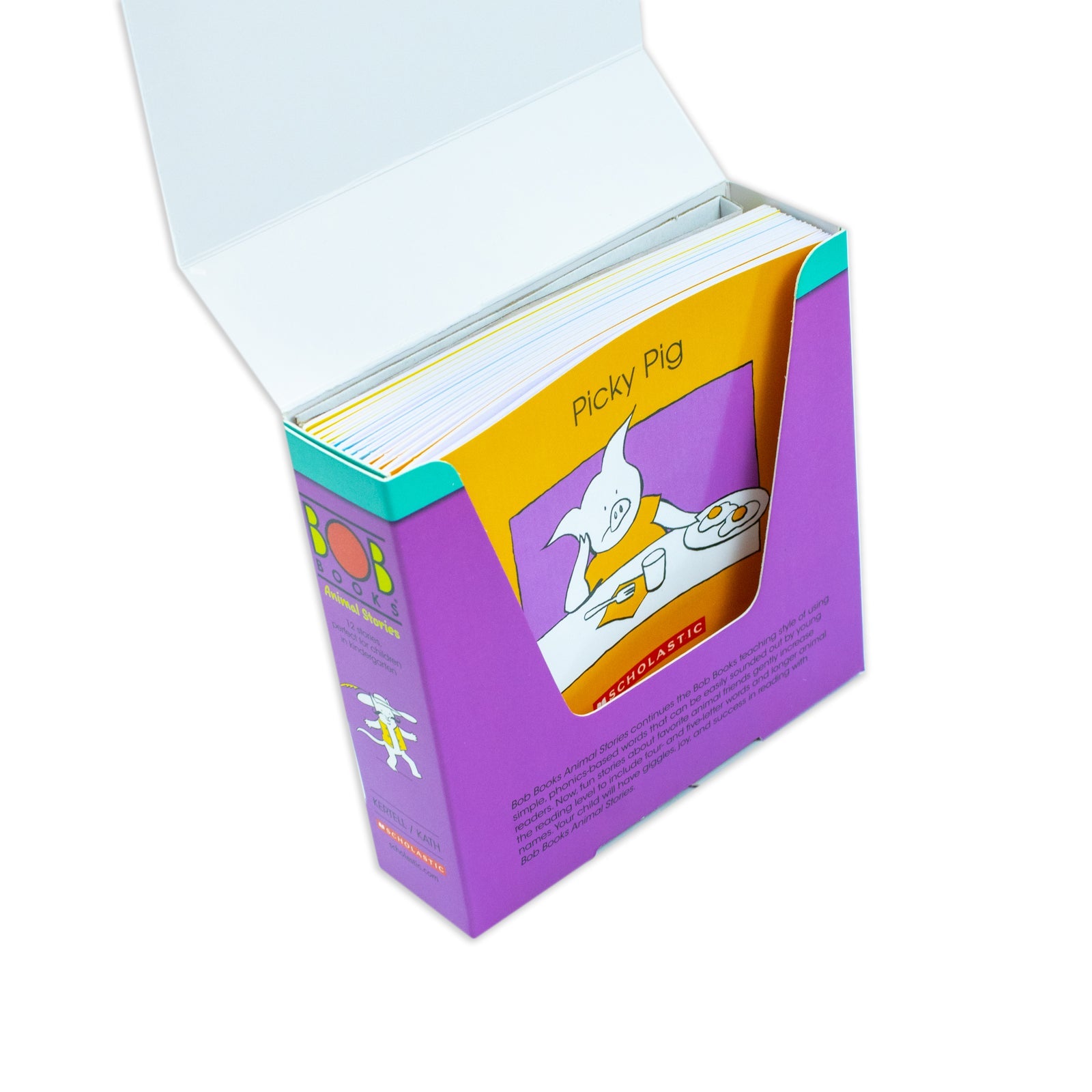 Bob Books Animal Stories (Stage 2: Emerging Reader) | 12 Early Reader Books for Kids | Phonics, Literacy, Fun Illustrated Educational Storybooks