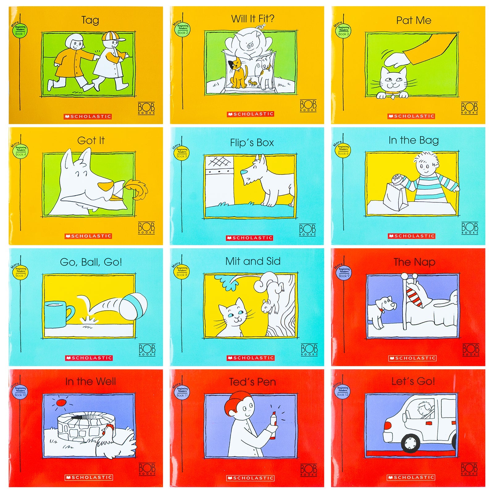 Bob Books: More Beginning Readers (Stage 1: Starting to Read) 12 Books Collection Set | Educational Books for Early Readers, Literacy & Reading Fun