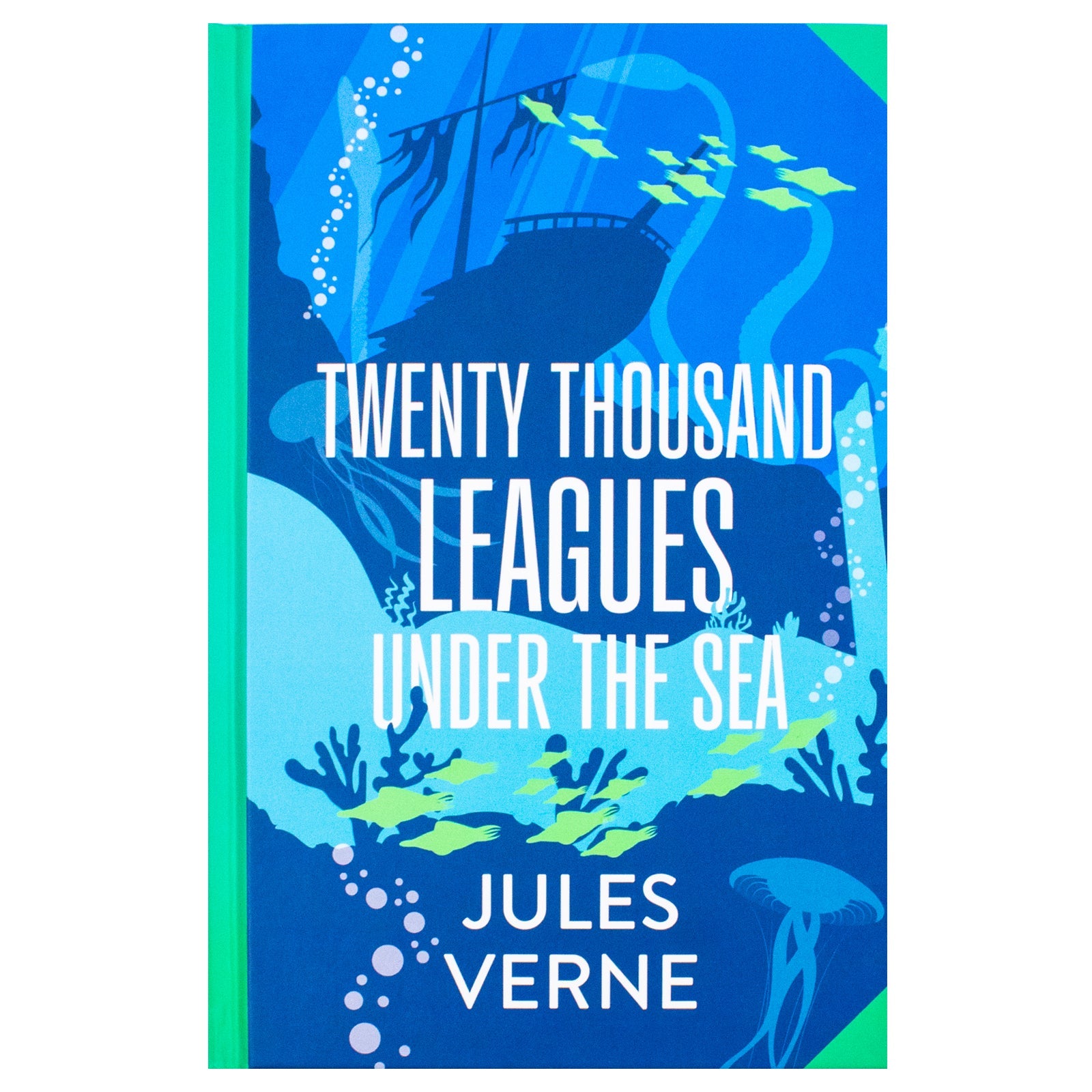 Twenty Thousand Leagues Under The Sea Book By Jules Verne | Classics Sprayed Edge Deluxe Hardcover Edition