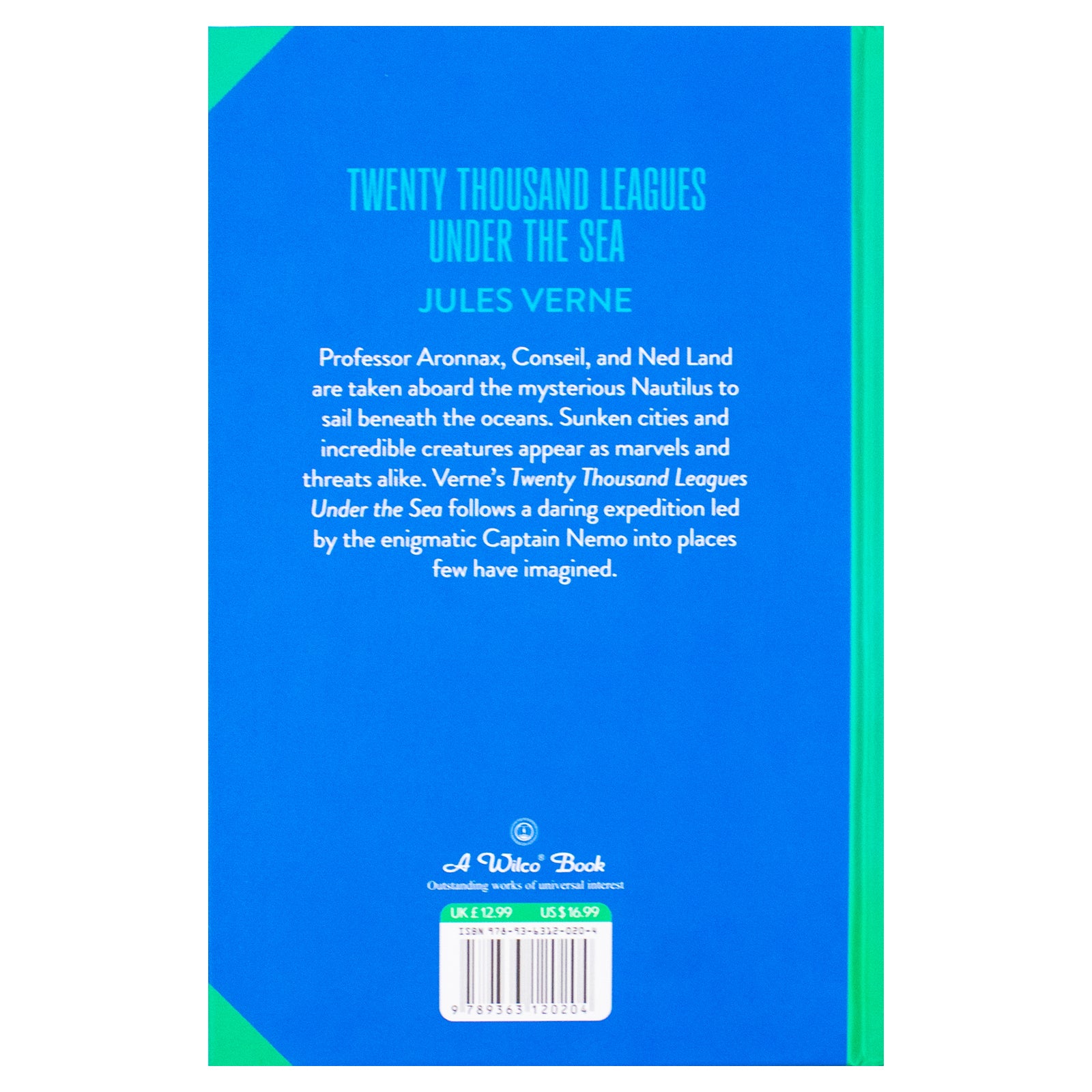 Twenty Thousand Leagues Under The Sea Book By Jules Verne | Classics Sprayed Edge Deluxe Hardcover Edition