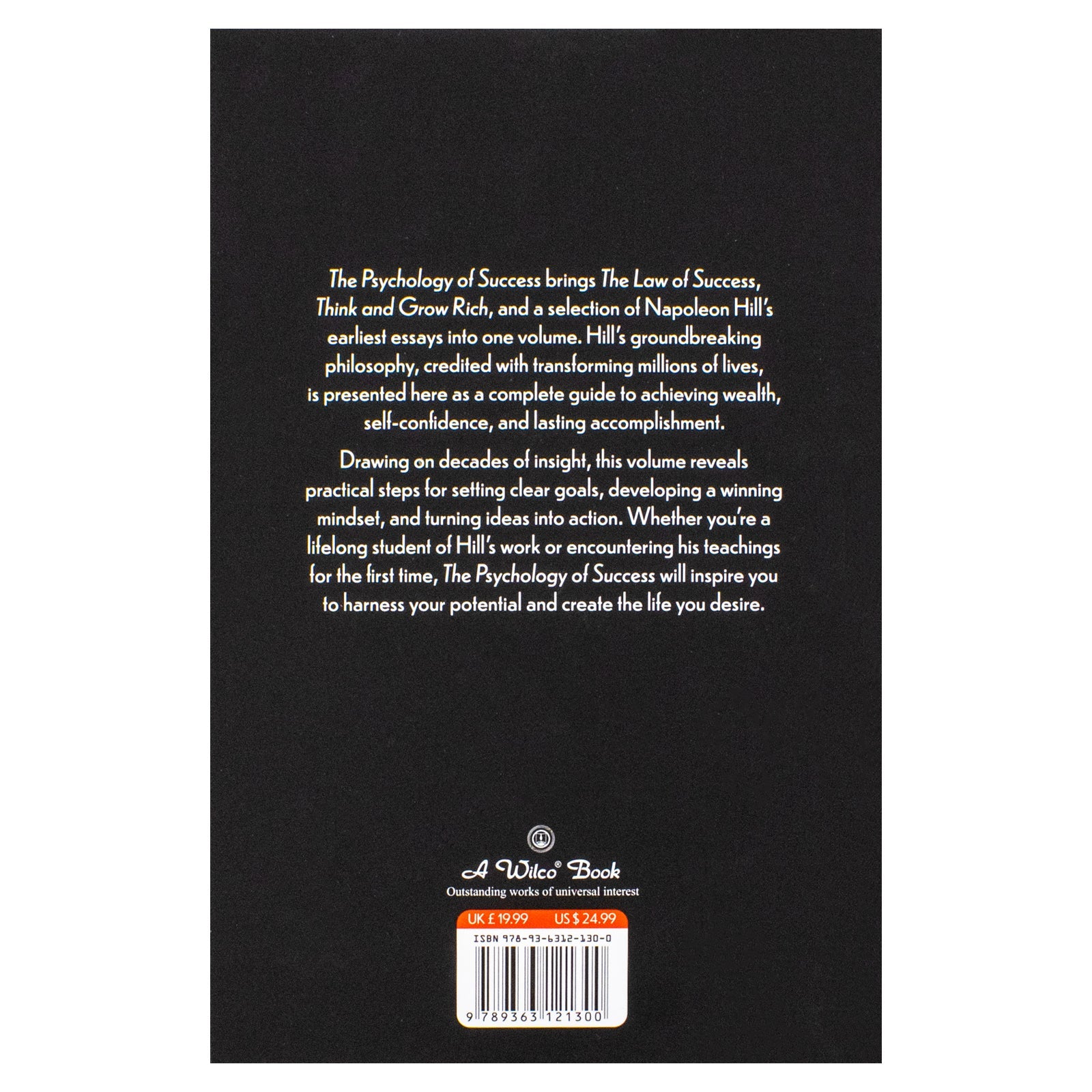 The Psychology Of Success Book By Napoleon Hill (Hardcover)