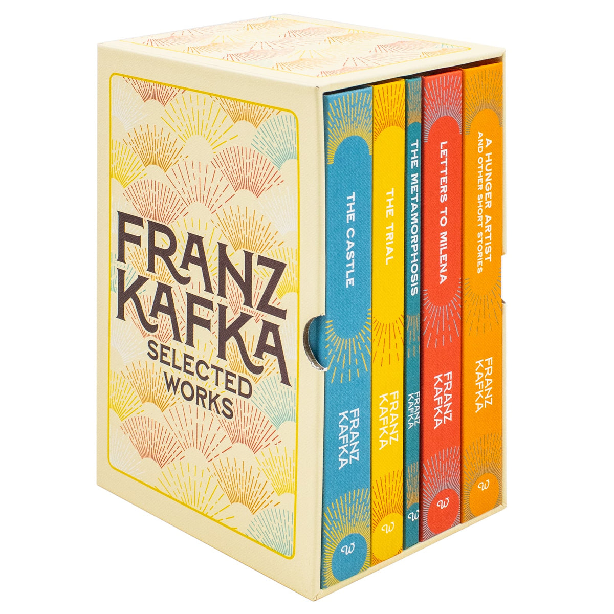 Franz Kafka Selected Works 5 Book Hardcover Box Set | The Trial, The Castle, The Metamorphosis & More | Classic Literature