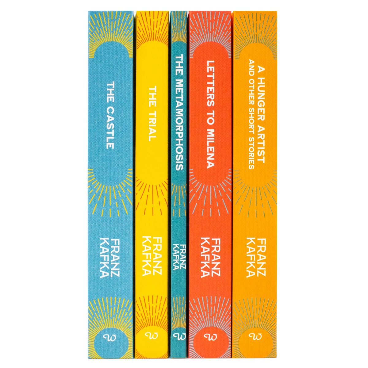 Franz Kafka Selected Works 5 Book Hardcover Box Set | The Trial, The Castle, The Metamorphosis & More | Classic Literature